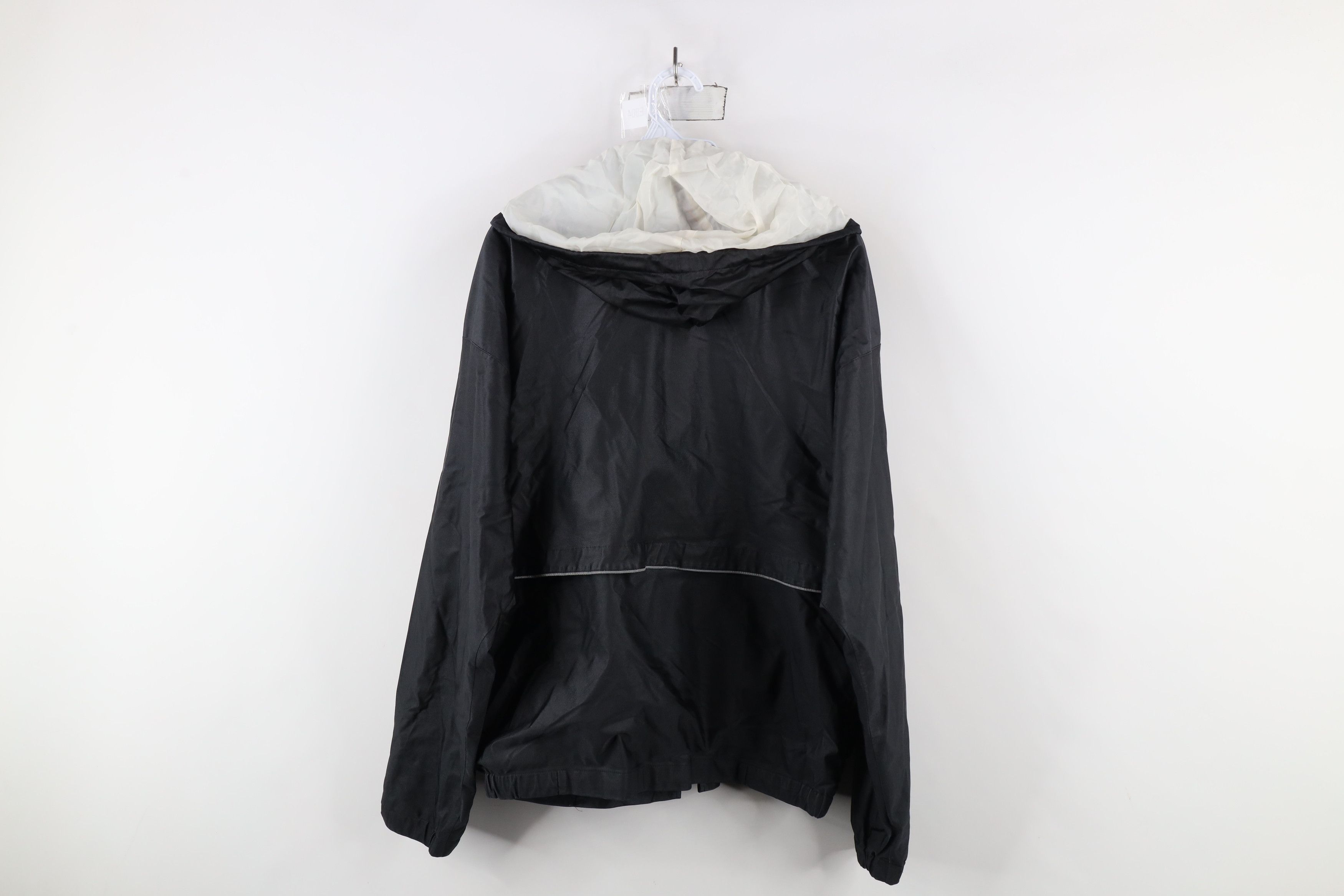 Asics × Vintage Vintage 90s Asics Goretex SpellOut Waterproof Hooded Jacket Size US L / EU 52-54 / 3 - 13 Thumbnail