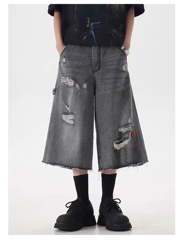 Designer × Japanese Brand Vintage Casual Loose Harajuku Shorts Size US 31 - 2 Thumbnail