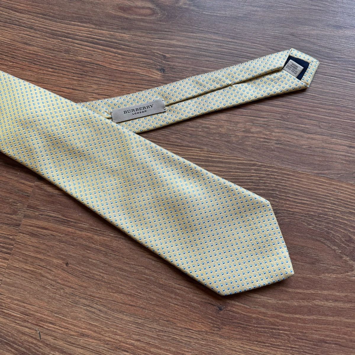 Burberry Burberry Silk Tie Hand Made In England Size ONE SIZE - 2 Thumbnail
