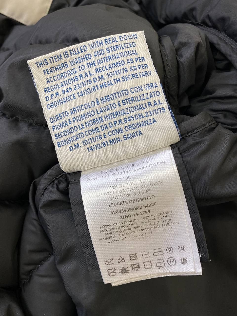 Moncler Moncler Leucate Giubbotto Puffer Angora Jacket Size US XS / EU 42 / 0 - 21 Thumbnail