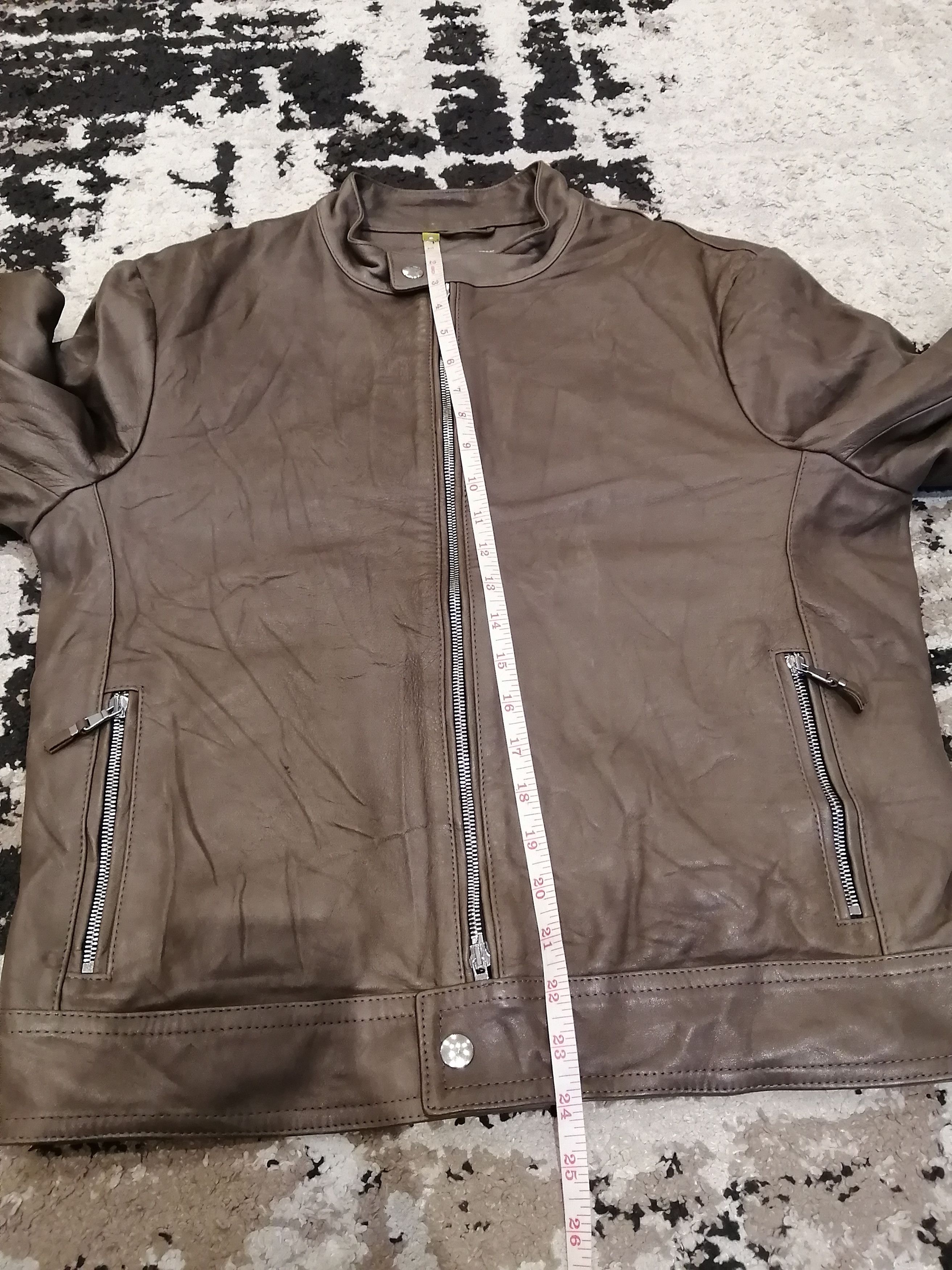 Genuine Leather Emmeti di Franco Lamb Skin Jacket Size US L / EU 52-54 / 3 - 18 Thumbnail