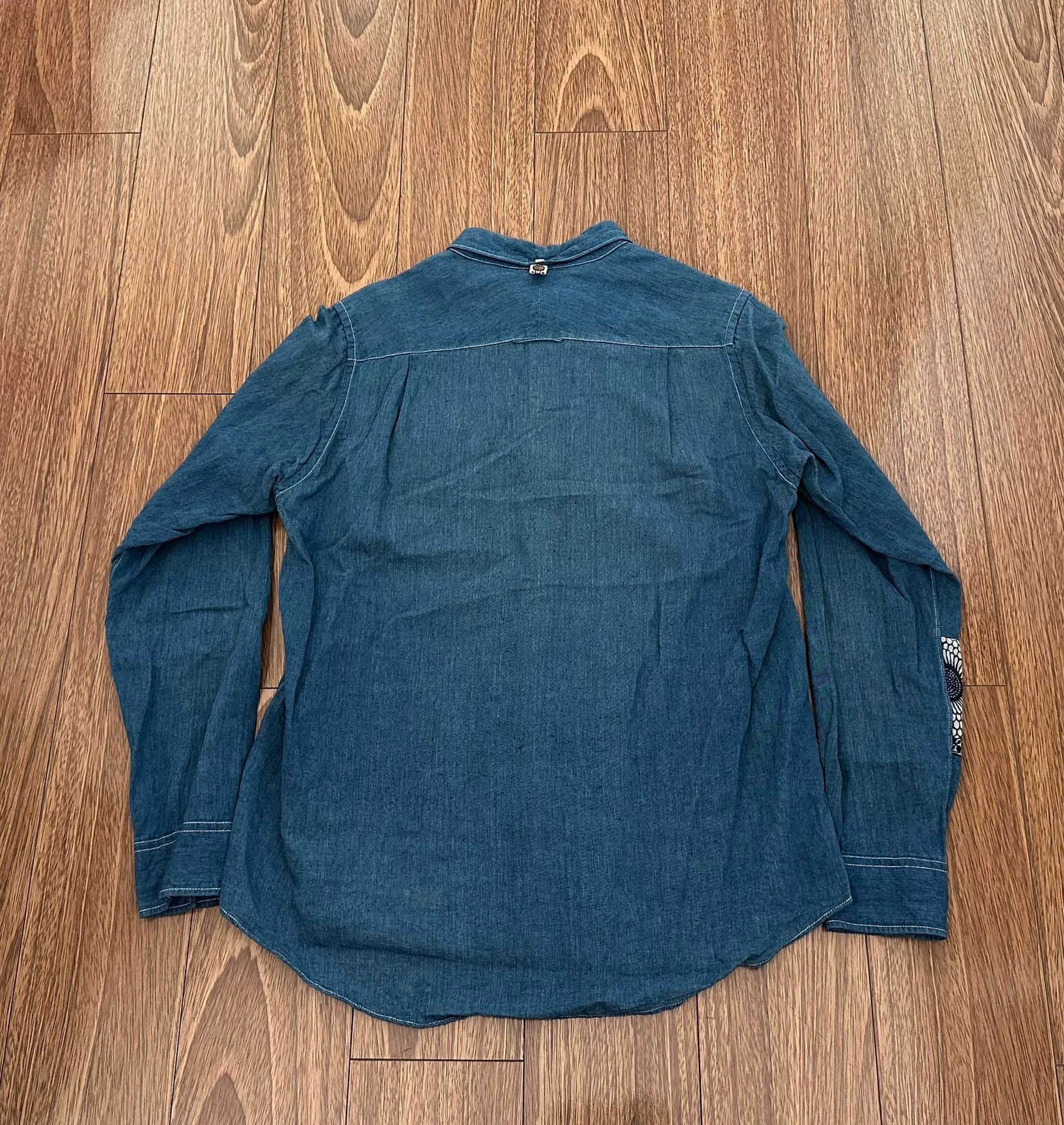 Visvim VISVIM ICT LUNGTA B.D. PATCH SHIRT L/S Old cloth shirt Size US S / EU 44-46 / 1 - 2 Thumbnail