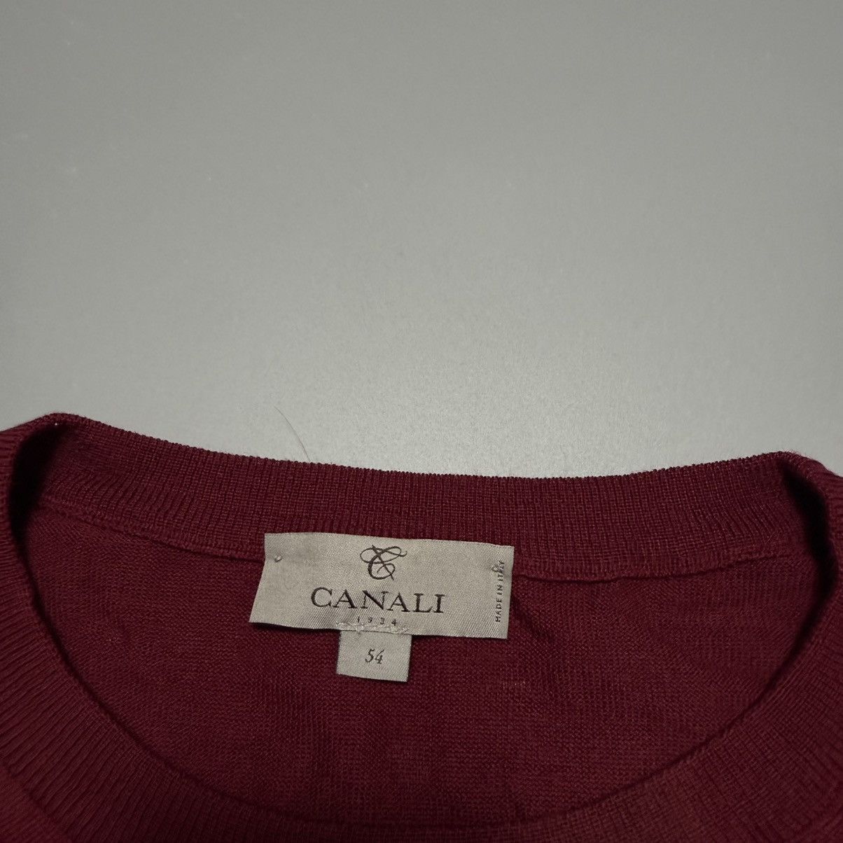 Canali Vintage Canali Wool Sweater Size US L / EU 52-54 / 3 - 5 Thumbnail