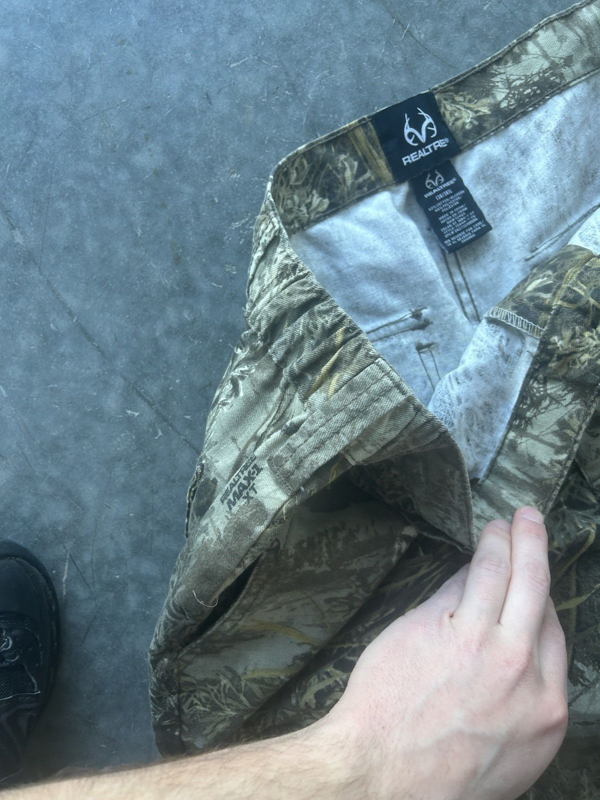 Japanese Brand × Mossy Oaks × Vintage Vintage Y2K Mossy Oak Camo Cargo Pants Baggy Fit Size US 36 / EU 52 - 5 Thumbnail