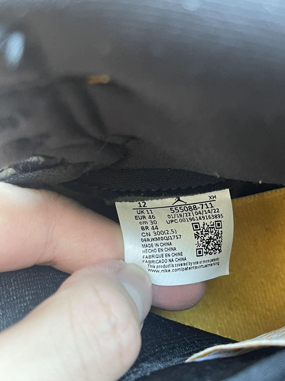 Jordan Brand Jordan 1 Hi OG Taxi Toe Size US 12 Very New Size US 12 / EU 45 - 10 Thumbnail