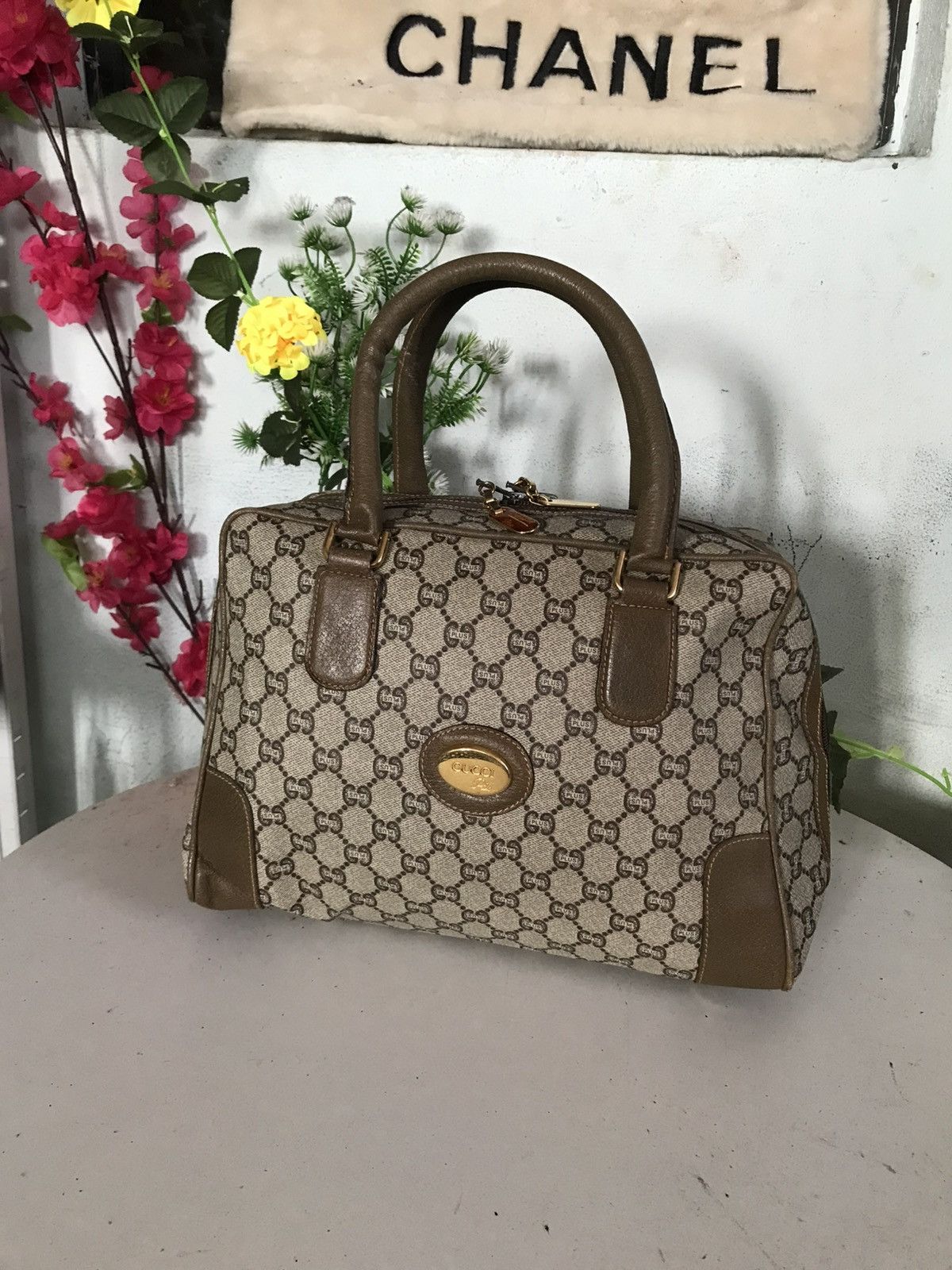 Paolo Gucci Vintage Gucci Plus GG Boston Bag Size ONE SIZE - 1 Thumbnail