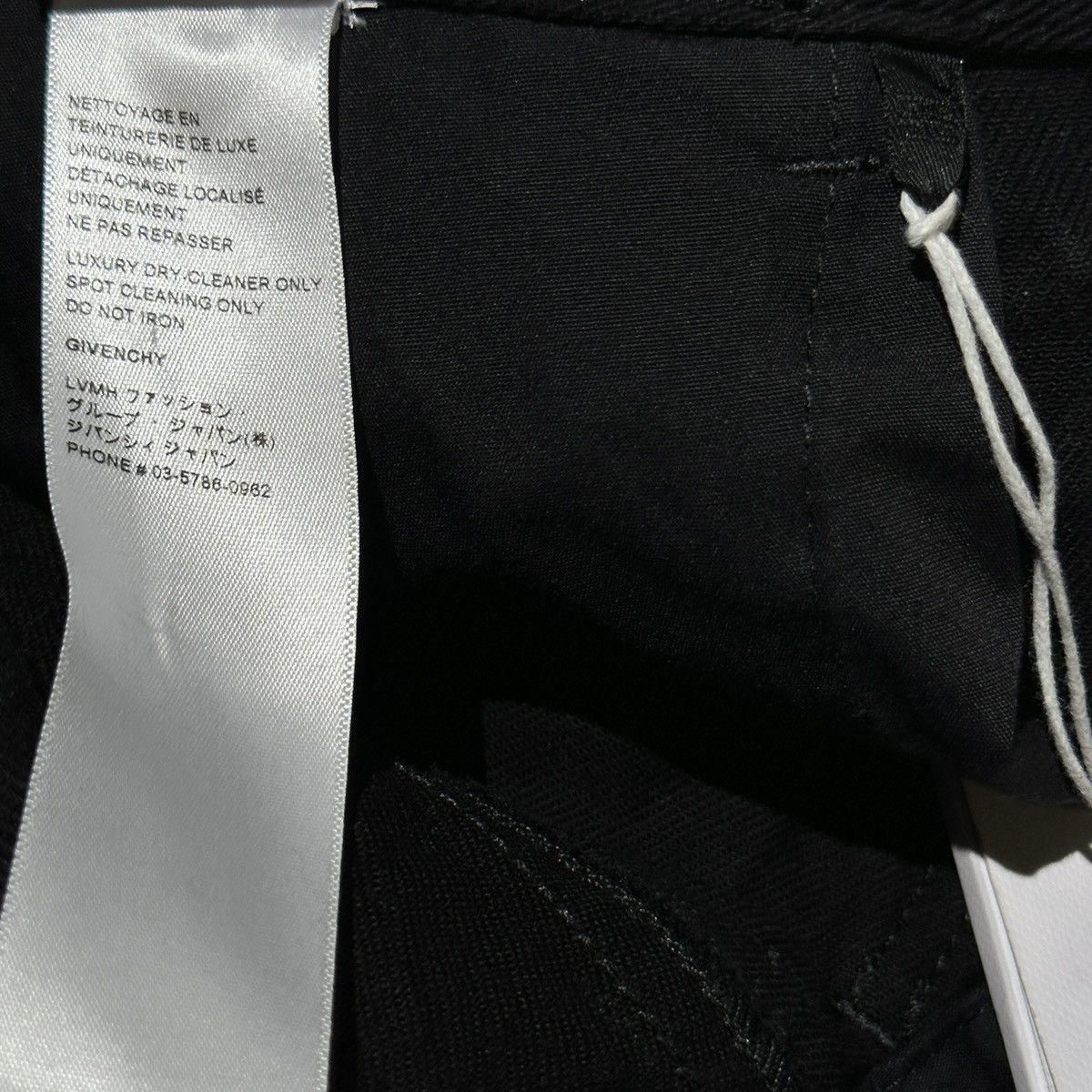 Givenchy $1,500 Paint crackled integral zip denim Size US 29 - 8 Thumbnail