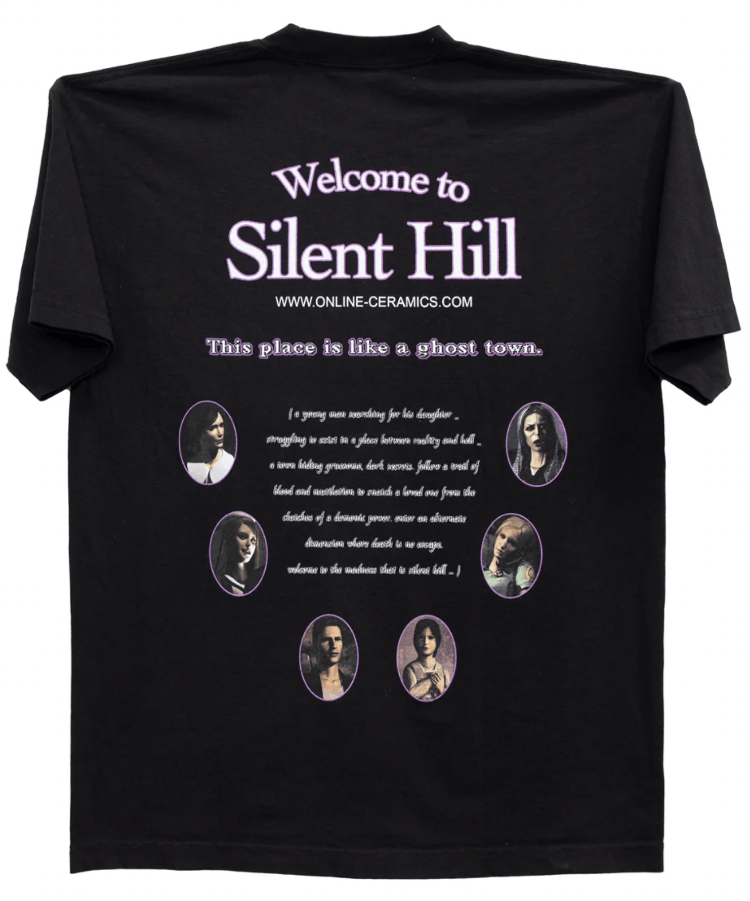 Online Ceramics Welcome to Silent Hill 2 Black Tee Size US L / EU 52-54 / 3 - 2 Thumbnail
