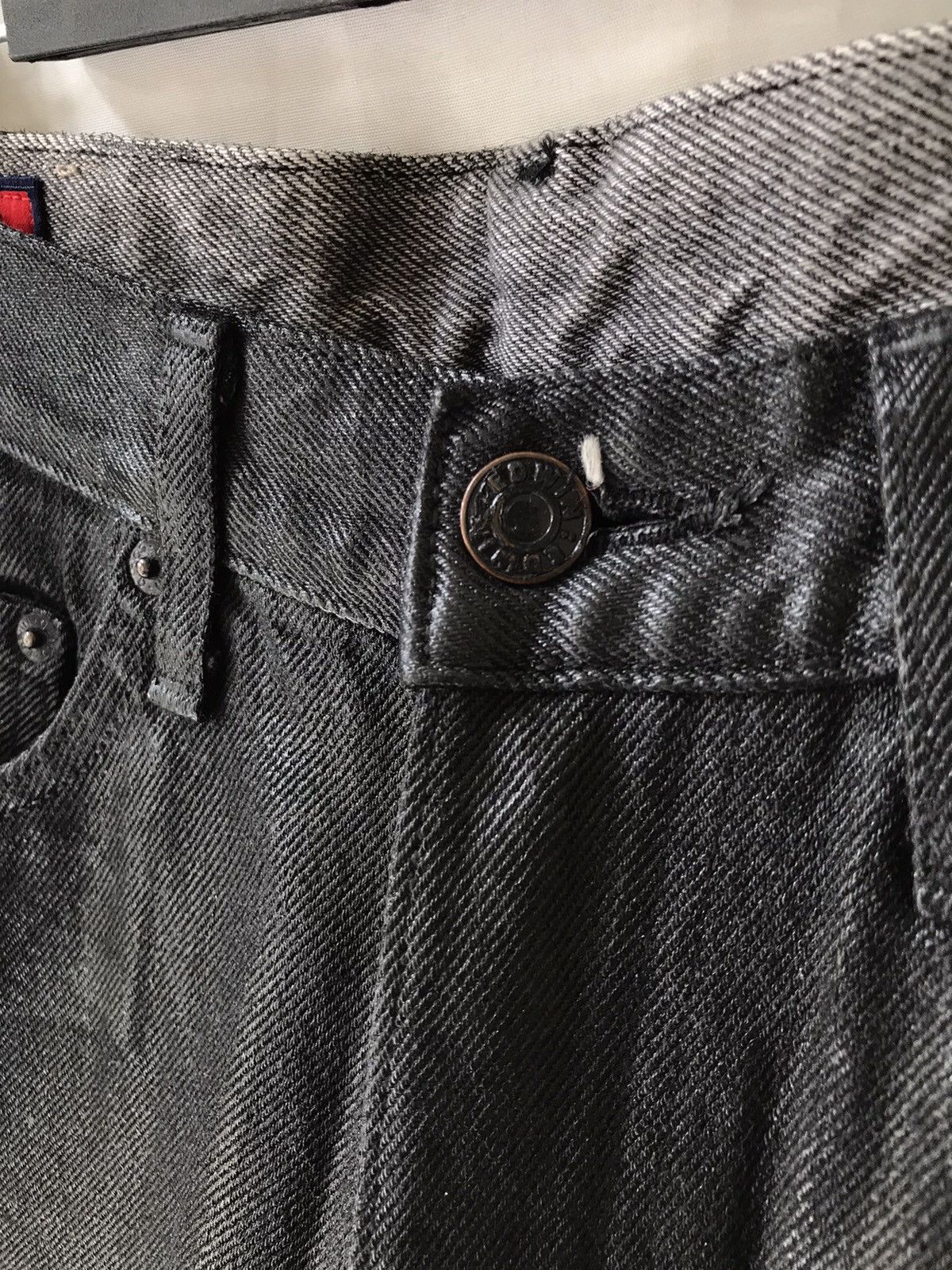 Edwin Edwin Black waxed Jeans Size US 31 - 3 Thumbnail