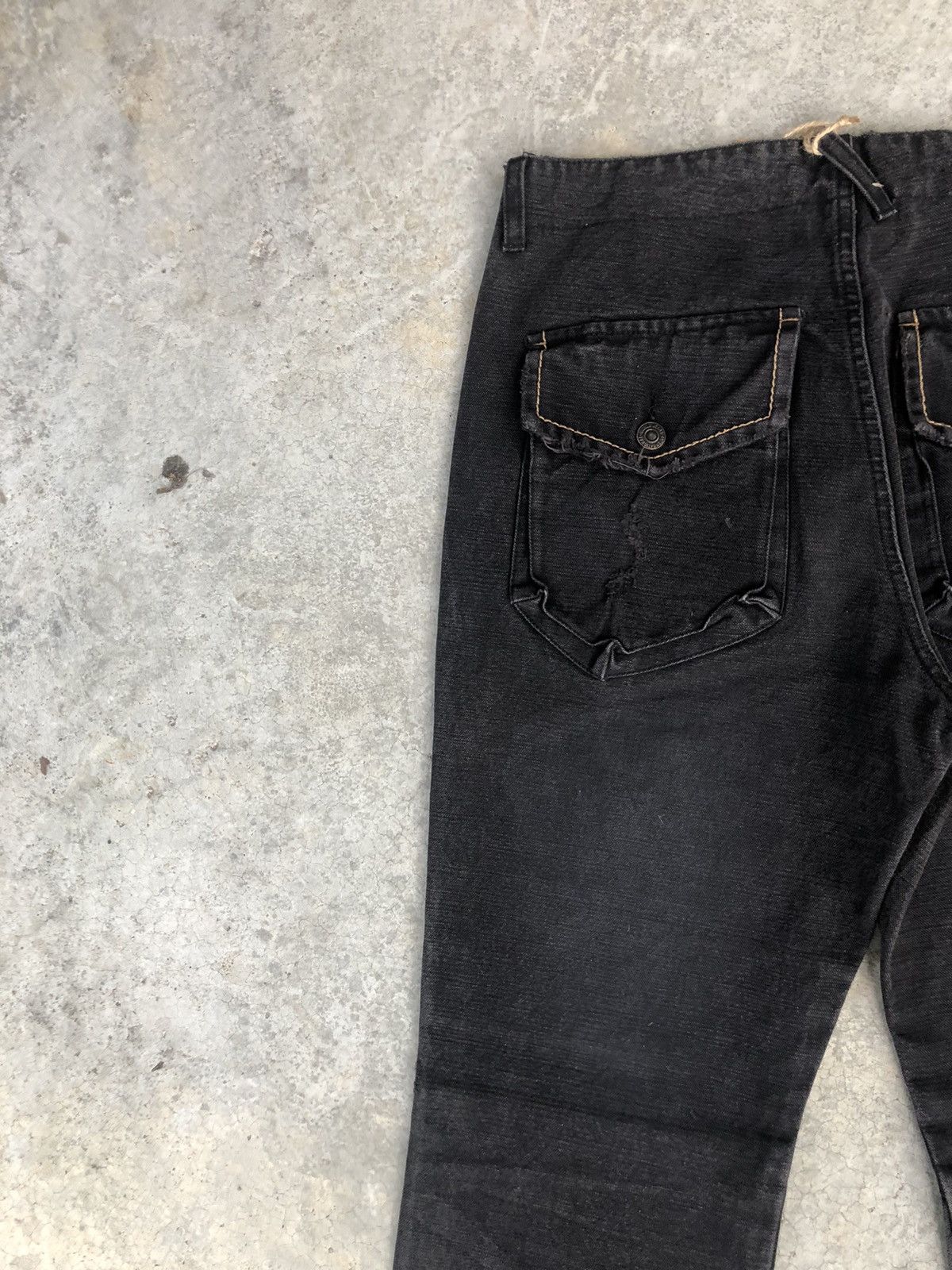 Japanese Brand Japanese Global Work Distressed Baker Pant Size US 31 - 9 Thumbnail
