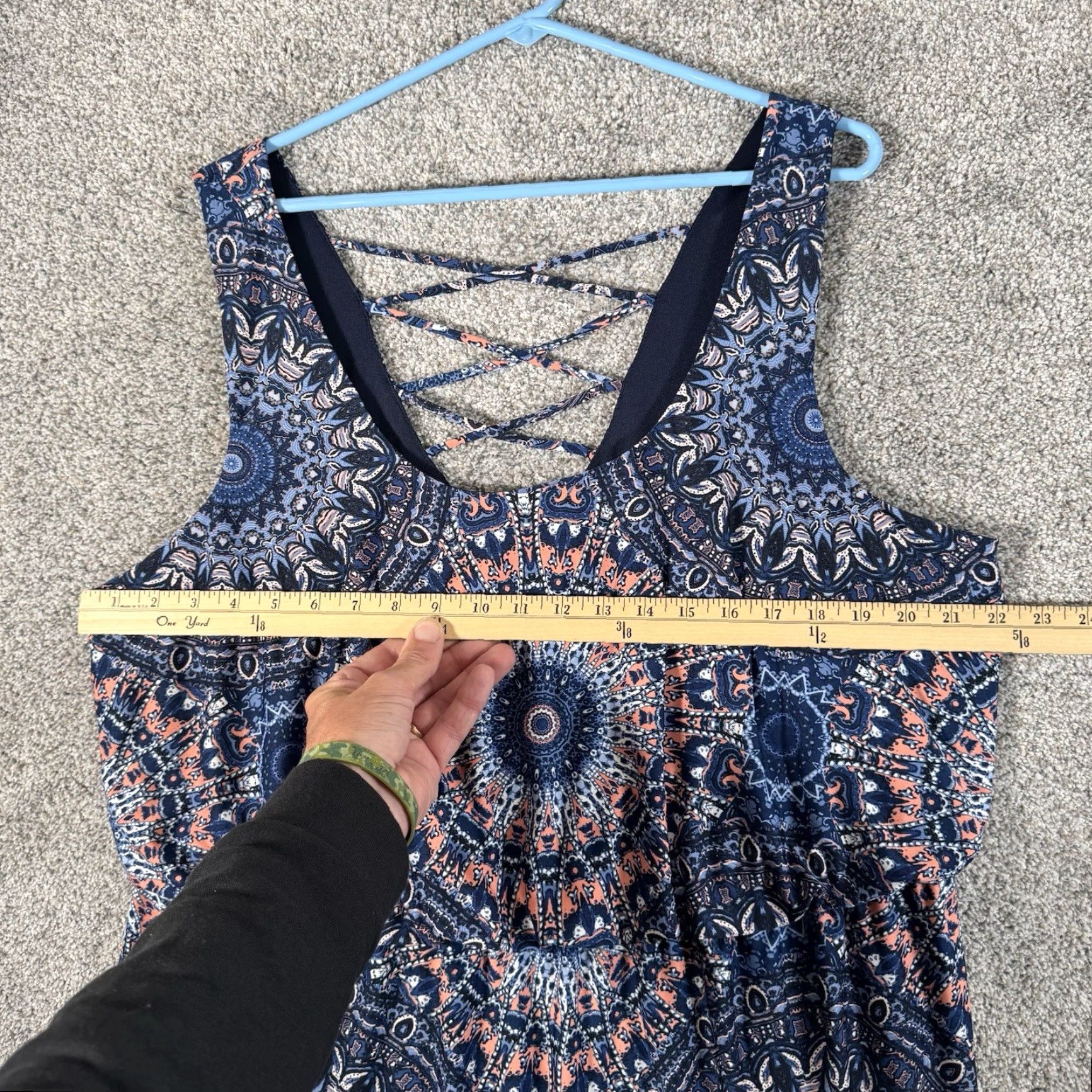 Vintage Maurices Dress Plus Sz 2 Knee Length Mandalas Boho Festival Summer Indie Casual Dress Size XXL / US 16-18 / IT 52-54 - 3 Thumbnail