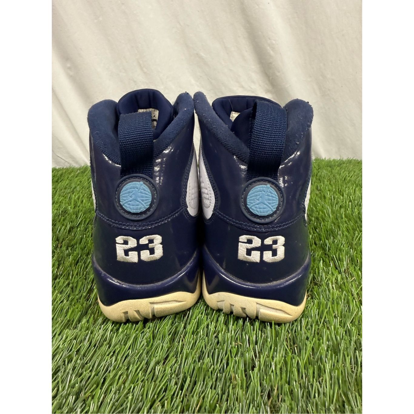 Jordan Brand Size 9.5 - Air Jordan 9 Retro UNC Patent Blue white fire Size US 9.5 / EU 42-43 - 3 Thumbnail