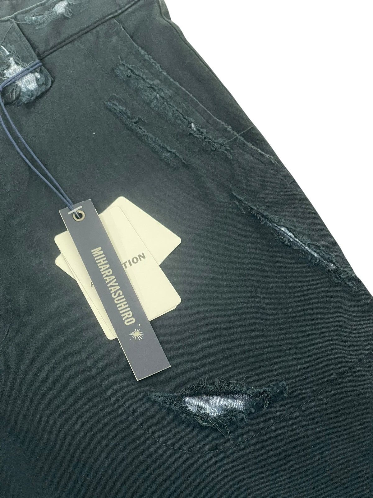 Maison MIHARA YASUHIRO New Fatique Pant Miharayasuhiro Distressed Stretch 1🟦2 j Size US 31 - 8 Thumbnail
