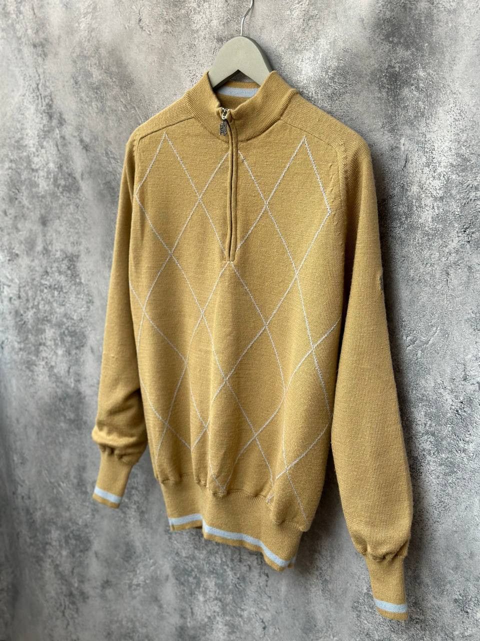 Pringle Of Scotland × Vintage Pringle of Scotland Golf Bartley Wool Windbreaker Sweater Size US M / EU 48-50 / 2 - 1 Thumbnail