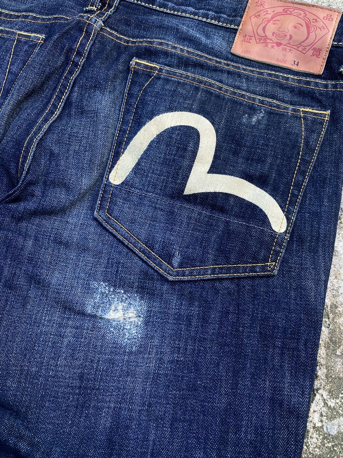 Evisu × Japanese Brand × Vintage EVISU GENES JEANS Size US 34 / EU 50 - 5 Thumbnail