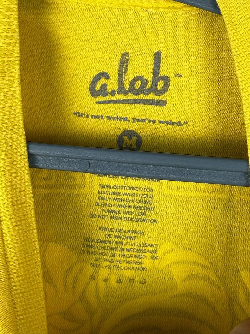 A.LAB A.Lab Streetwear Yellow Tiger Print T Shirt Size US M / EU 48-50 / 2 - 6 Thumbnail
