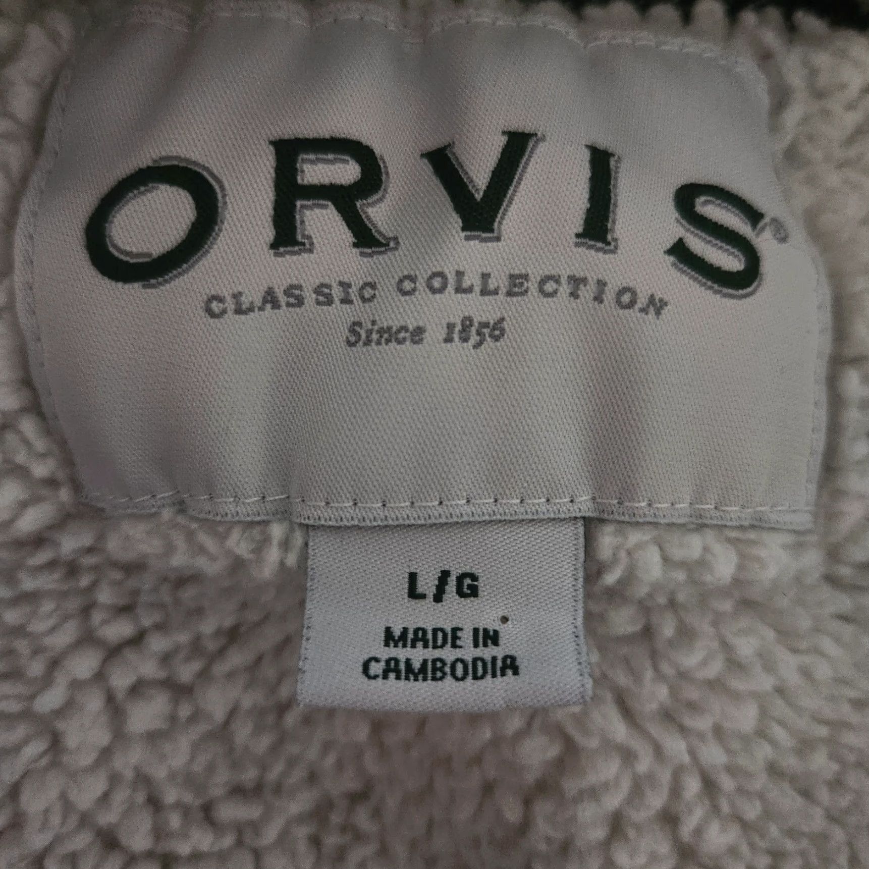 Orvis Orvis Pullover Sweater Fleece Sherpa Lined Mens Large Blue 1/4 Zip Outdoors Shirt Sweater Mens Size US L / EU 52-54 / 3 - 8 Thumbnail