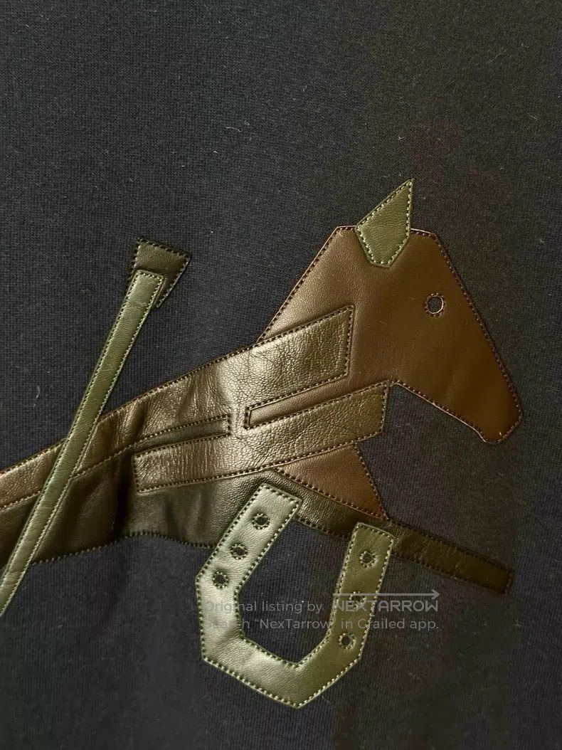 Hermes Hermes Leather Detail Cartoon Animal Long Sleeve Round Nec Size US L / EU 52-54 / 3 - 5 Thumbnail