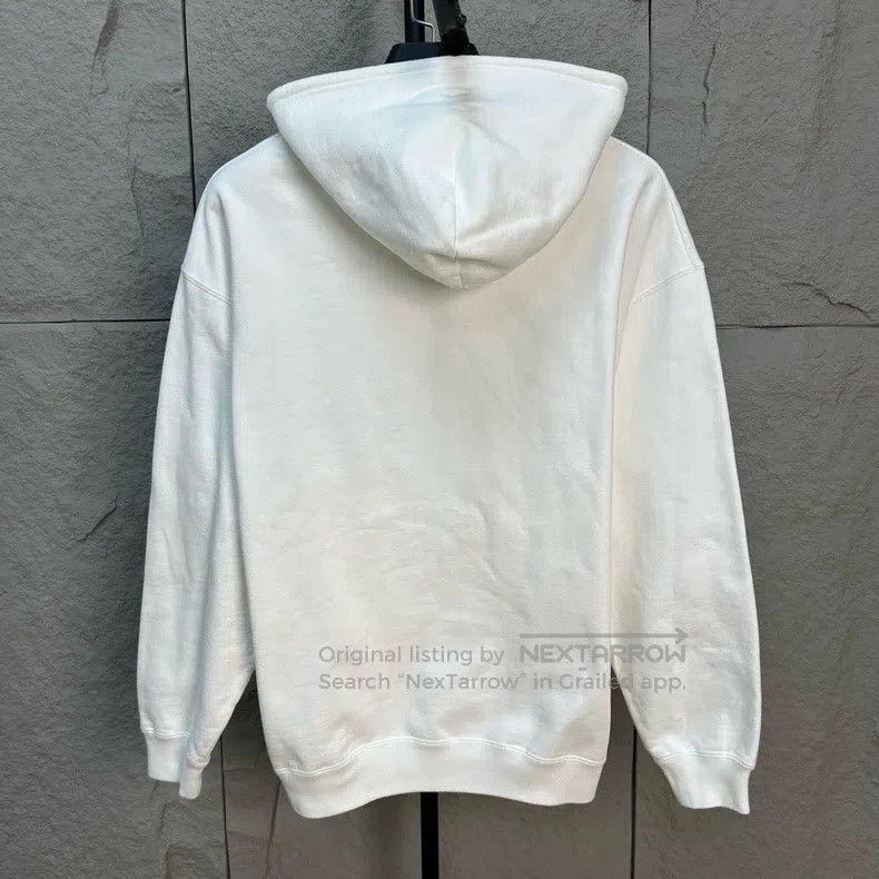 Balenciaga Balenciaga White Crown Wheat Embroidered Hoodie, Size S Size US S / EU 44-46 / 1 - 2 Thumbnail
