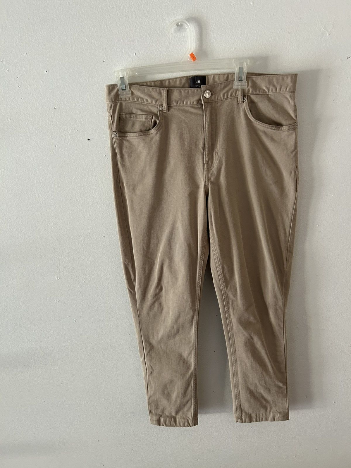 H&M H&M Slim Fit Khaki Pants Size US 33 - 3 Thumbnail
