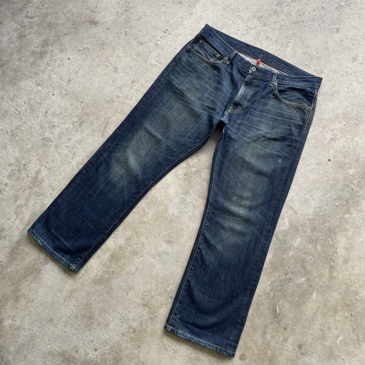 Japanese Brand Vintage Japanese Brand UJ Jeans Denim Pants W38x29 Size US 38 / EU 54 - 2 Thumbnail