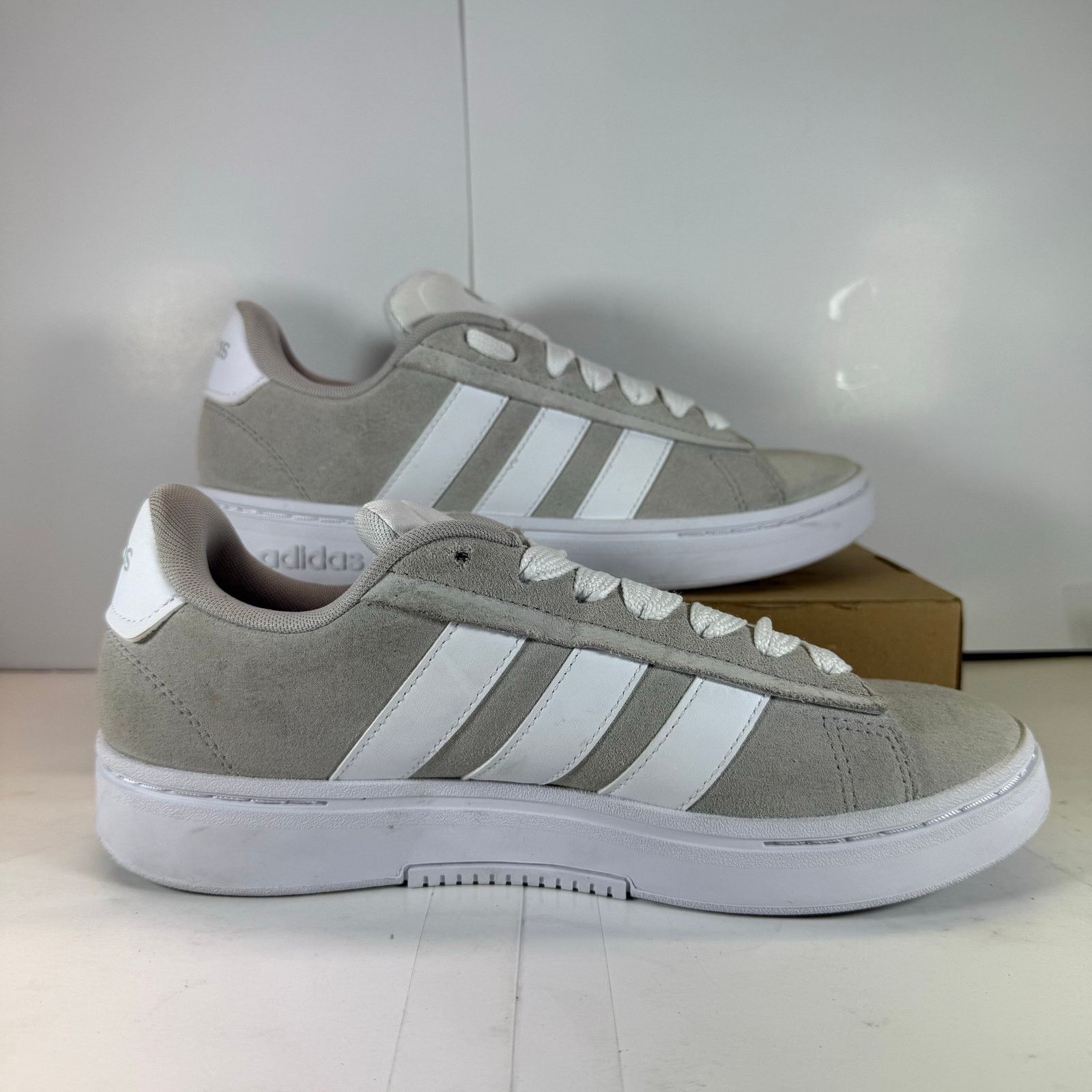 Adidas Adidas Grand Court Alpha Gray/White JH7234 Size 9M Size US 9 / EU 42 - 2 Thumbnail