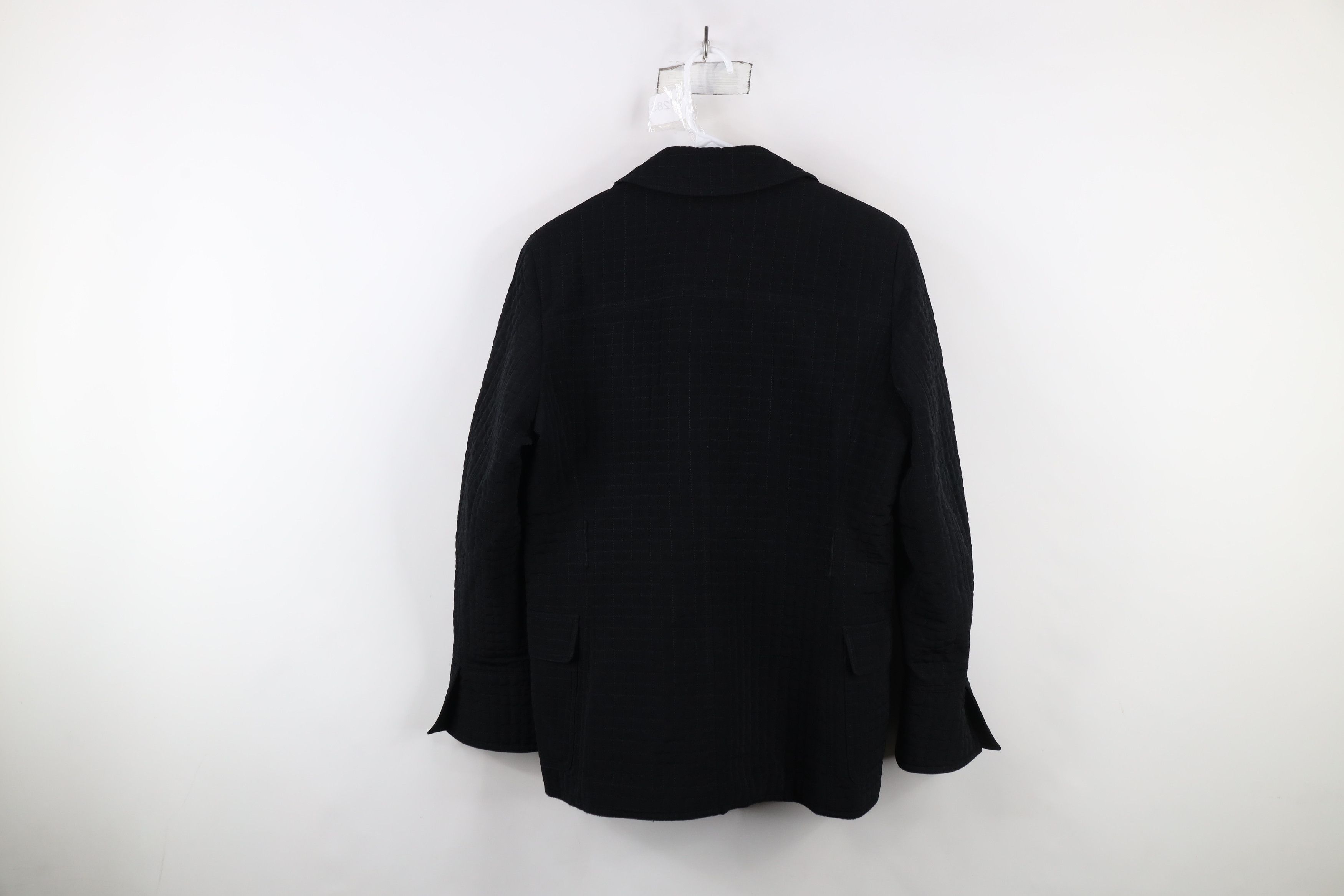 Esprit × Vintage Vintage 90s Y2K Esprit Babydoll Quilted Jacket Coat Black Size M / US 6-8 / IT 42-44 - 12 Thumbnail