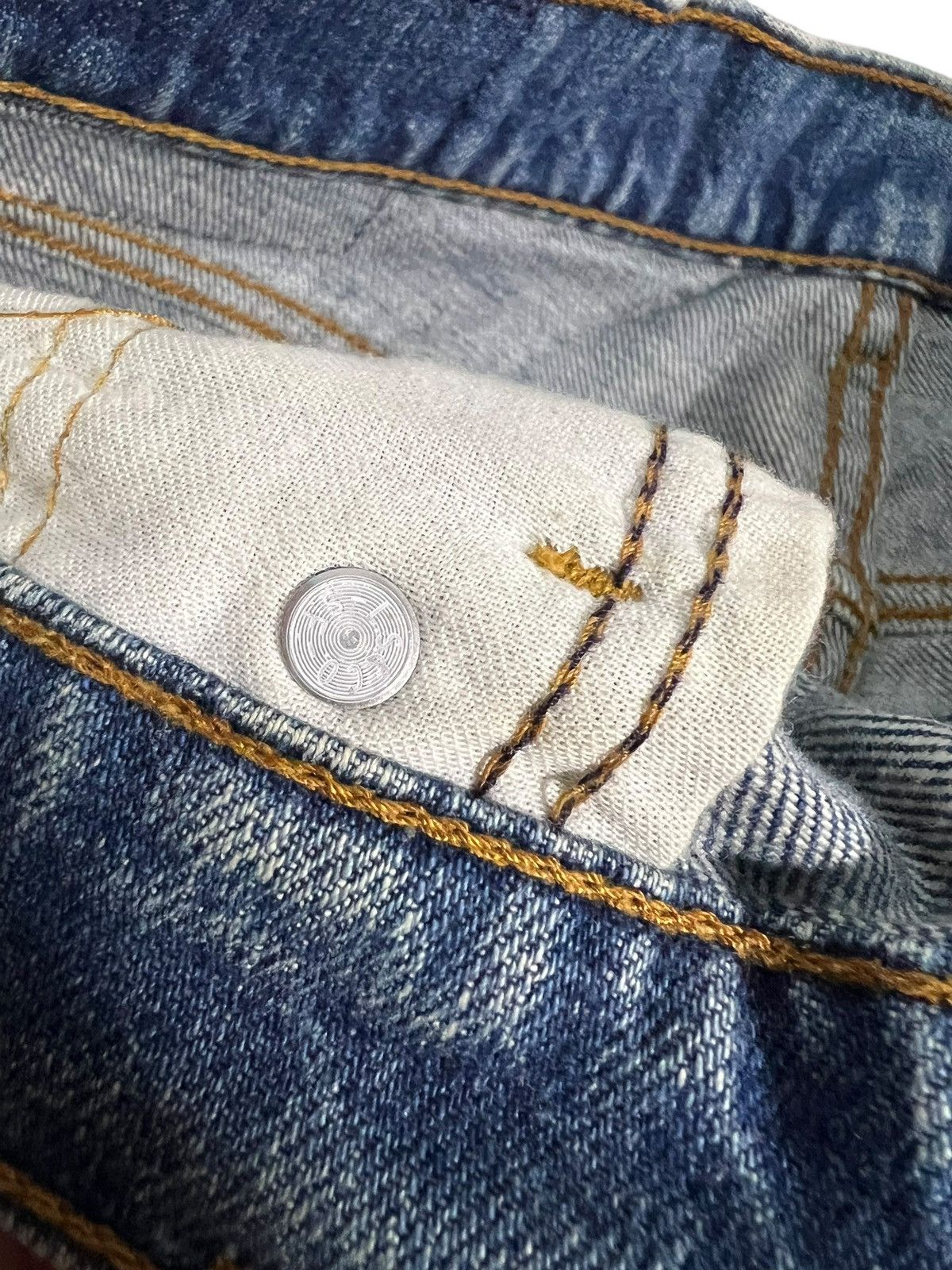 Levi's 90’s Levi’s 503-0217 Rusty Distress Mud Wash Jean Size US 30 / EU 46 - 11 Thumbnail