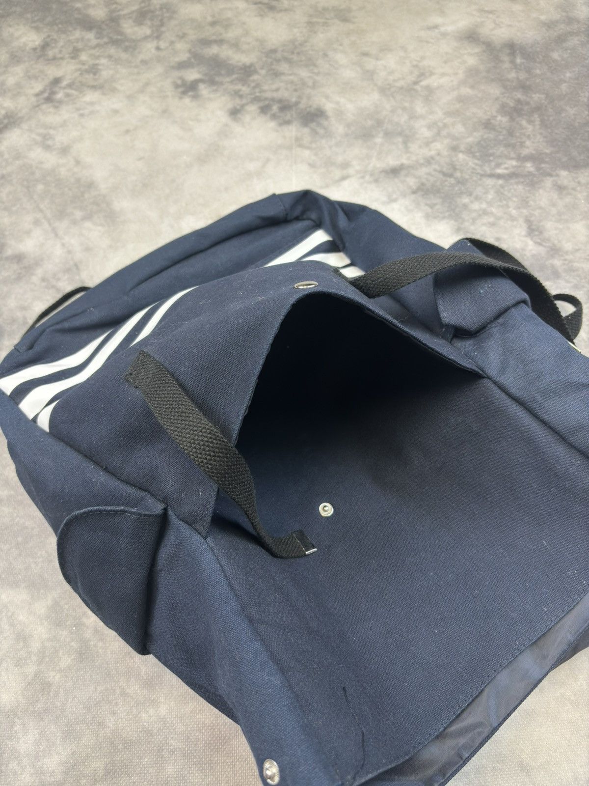 Jean Paul Gaultier JPG Jean Paul Gaultier logo canvas backpack navy Size ONE SIZE - 6 Thumbnail