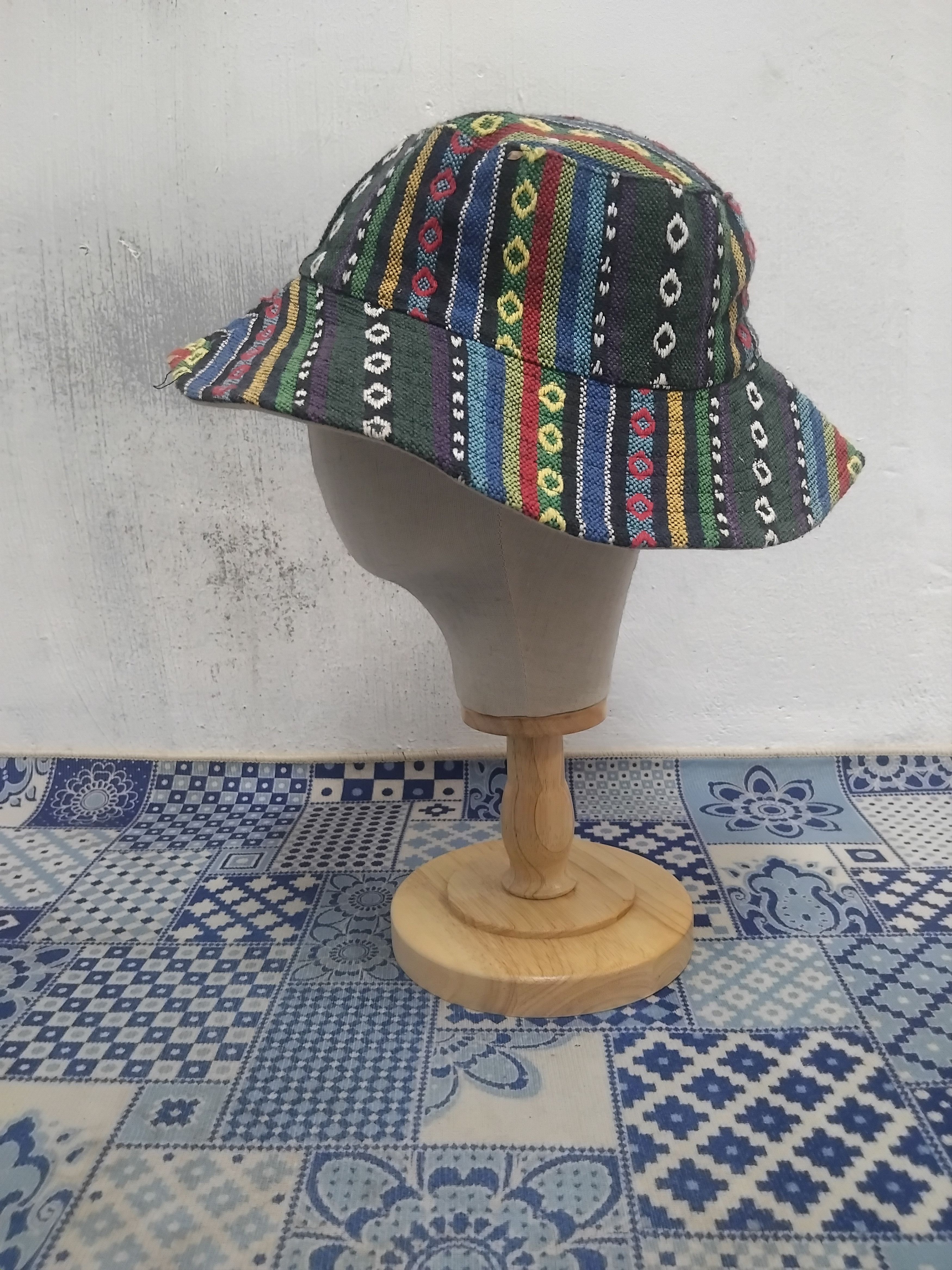 Japanese Brand Navajo streetwear style harajuku hat Size ONE SIZE - 4 Thumbnail