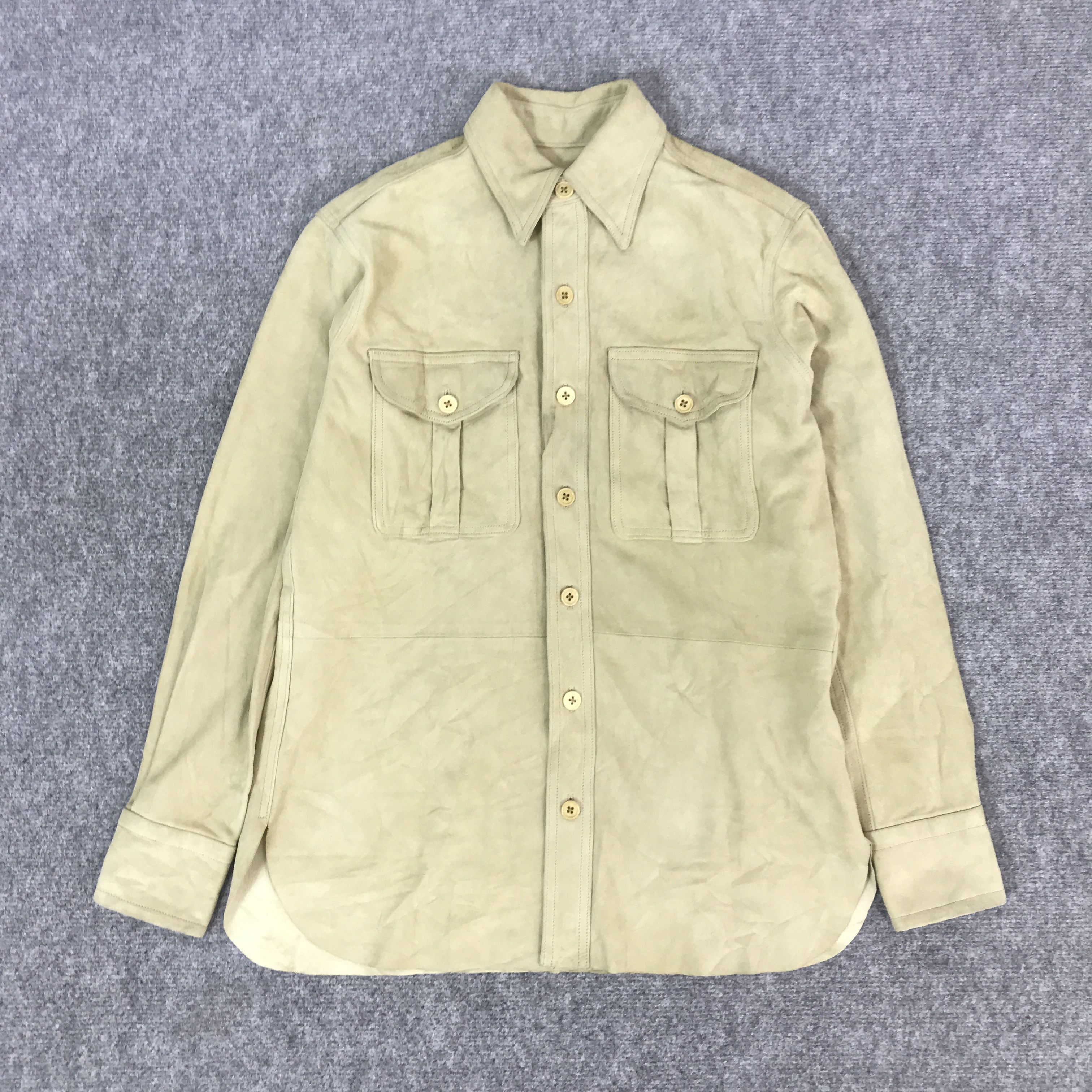 Ralph Lauren RALPH LAUREN POLO LEATHER BUTTON T-SHIRT Size US M / EU 48-50 / 2 - 1 Thumbnail