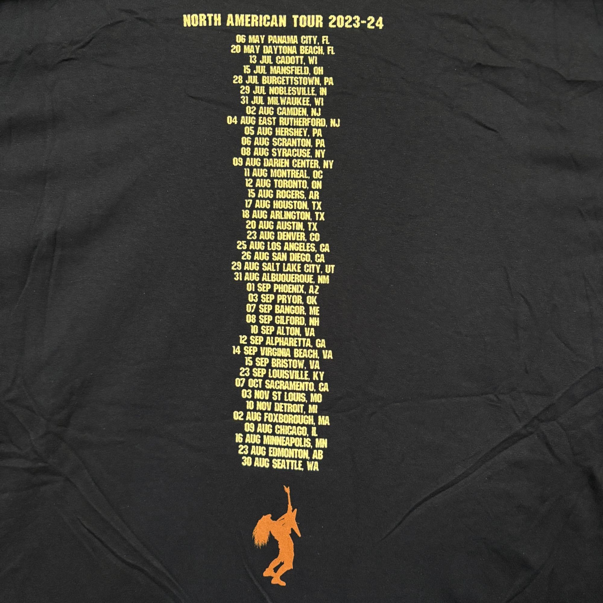 Band Tees Dimebag Darrell Getcha Pull Dime North American Tour Tee 2XL Size US XXL / EU 58 / 5 - 4 Thumbnail