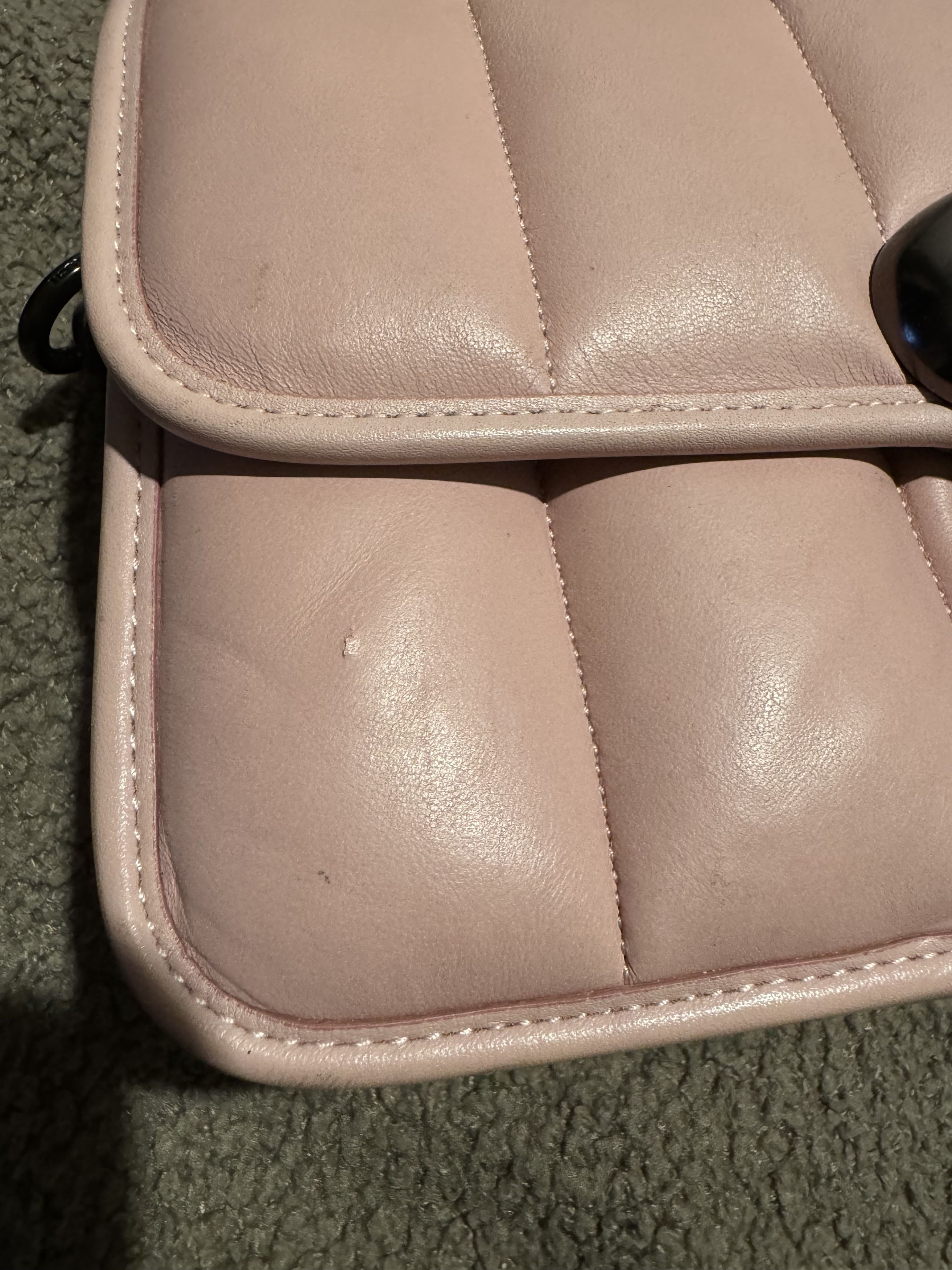 Coach Pink Quilted Studio Bag Size ONE SIZE - 4 Thumbnail