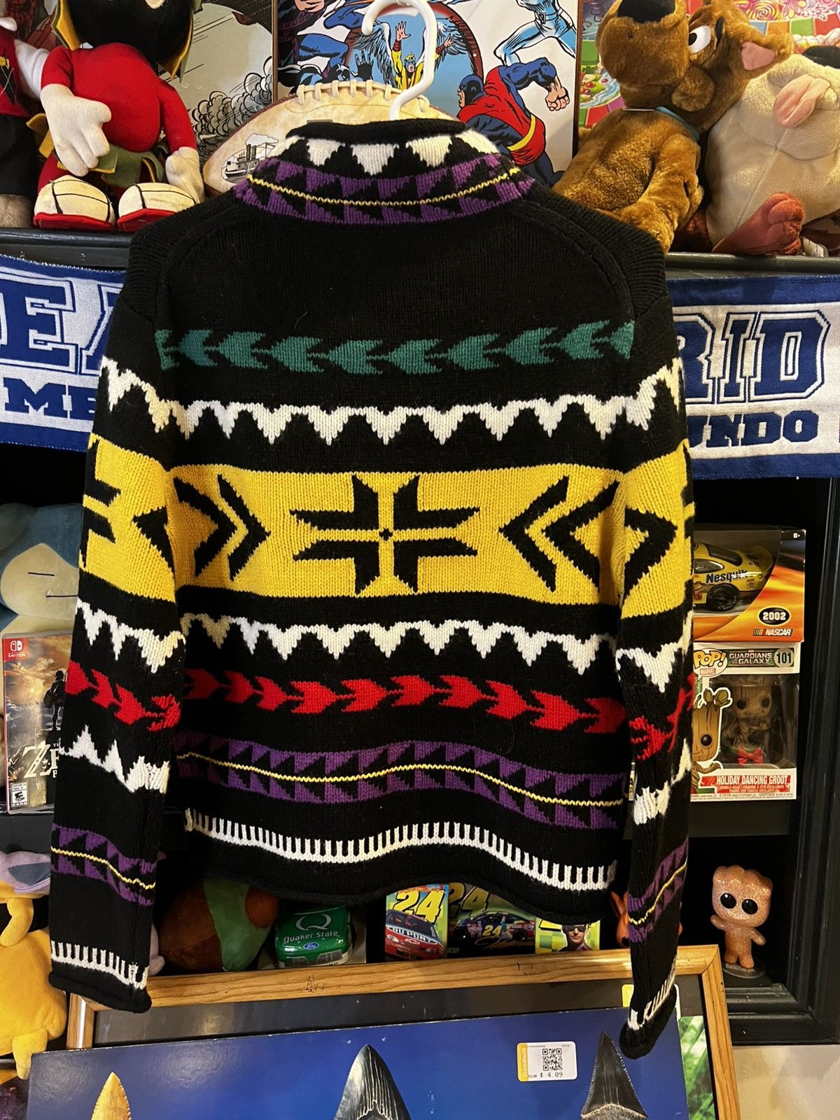 Polo Ralph Lauren Polo Ralph Lauren Geo-Motif Rolled-Edge Turtleneck Sweater Size S / US 4 / IT 40 - 7 Thumbnail