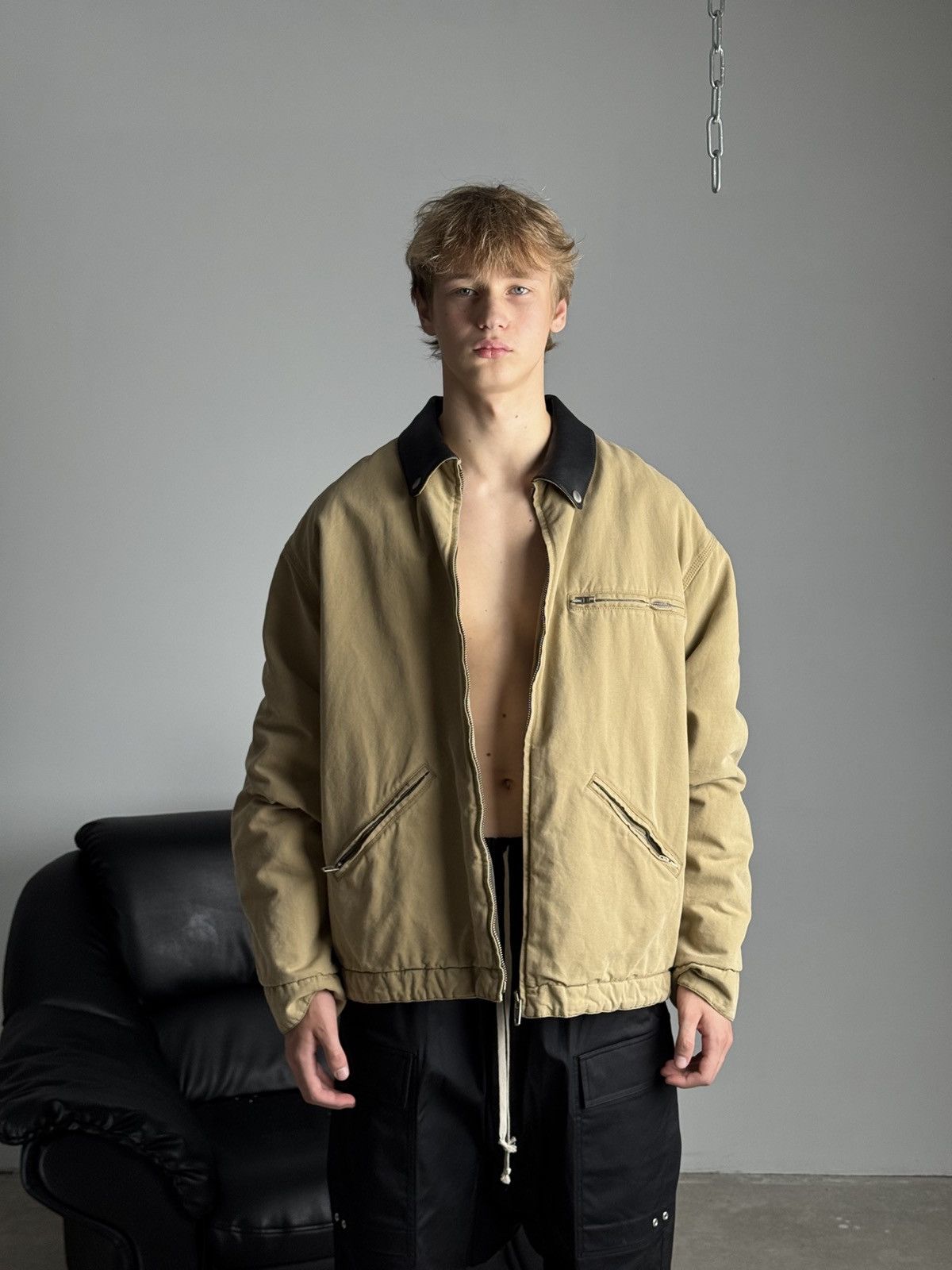Balenciaga Balenciaga Detroit Canvas Jacket Size US S / EU 44-46 / 1 - 1 Thumbnail