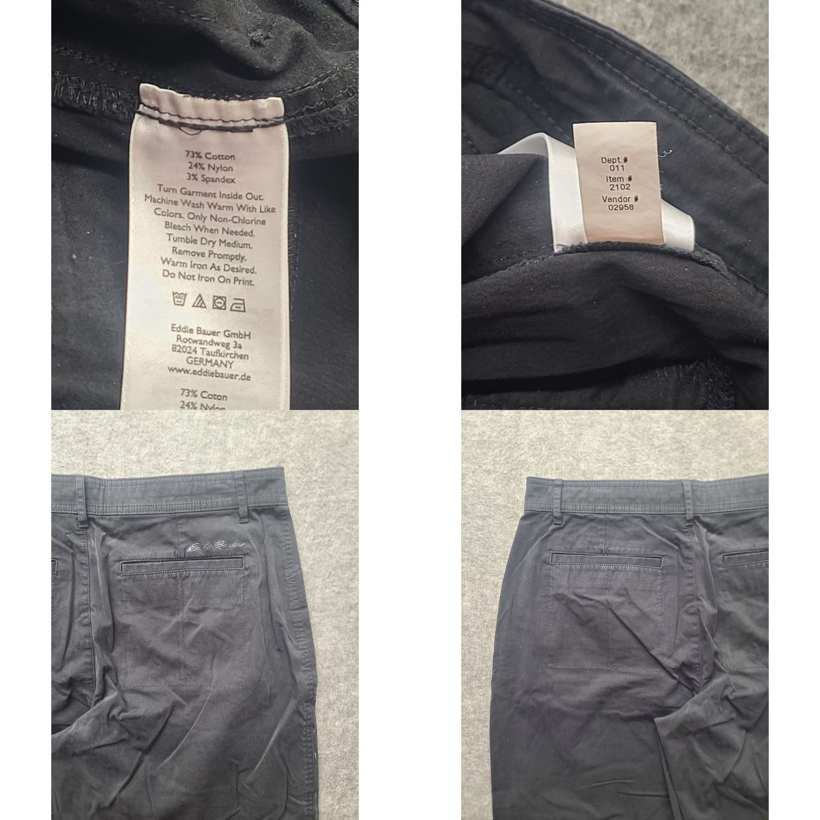 Eddie Bauer Eddie Bauer Pants Womens 12 Cropped Active Fit Outdoors Hiking First Ascent Twill Size 34" / US 12 / IT 48 - 8 Thumbnail