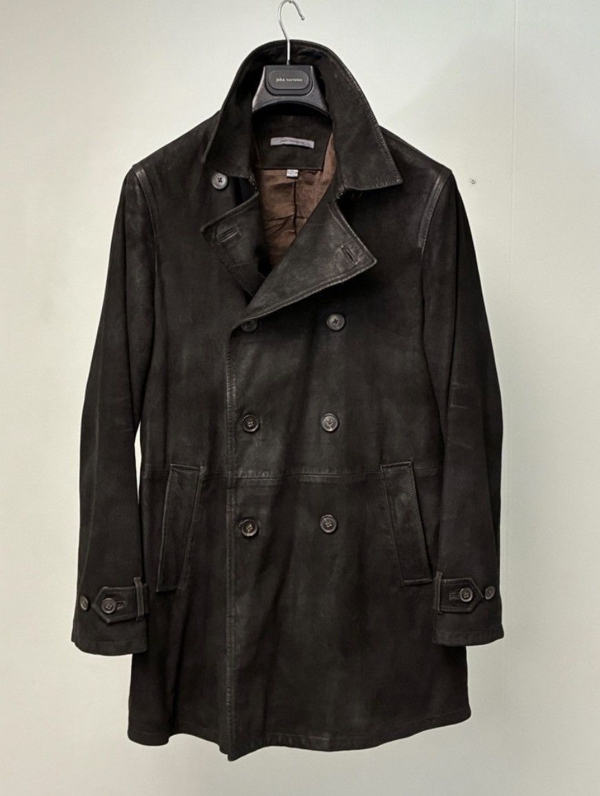 John Varvatos Goat suede trench coat EU 48 USA 38 Size US M / EU 48-50 / 2 - 8 Thumbnail