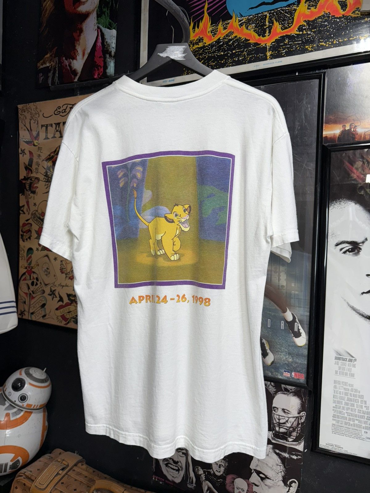 Vintage 90’s Vintage Lion King Disney Movie Tee Shirt Large Size US L / EU 52-54 / 3 - 1 Thumbnail