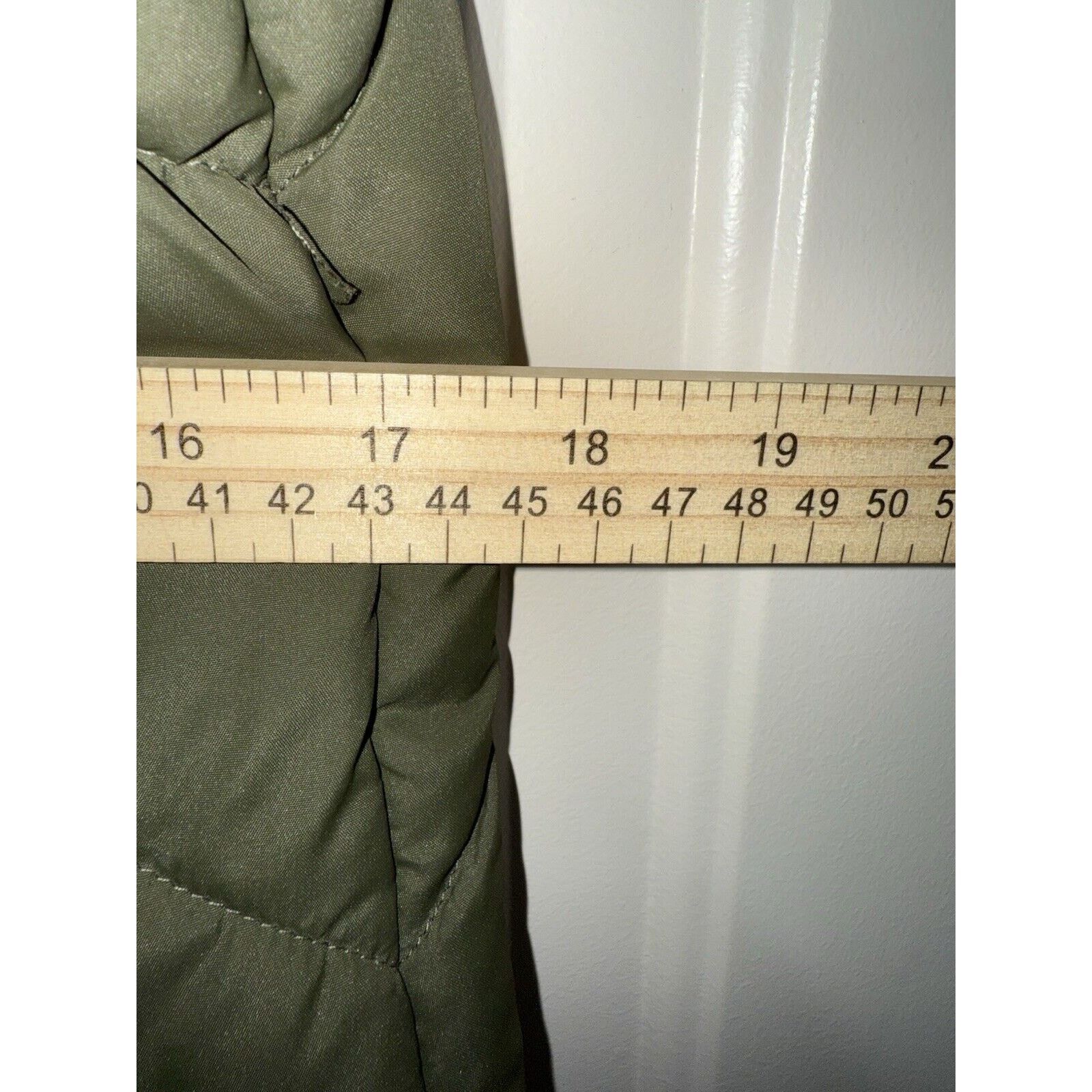 & Other Stories American Rag Puffer Jacket Parka Coat Women’s Medium Khaki Size M / US 6-8 / IT 42-44 - 2 Thumbnail