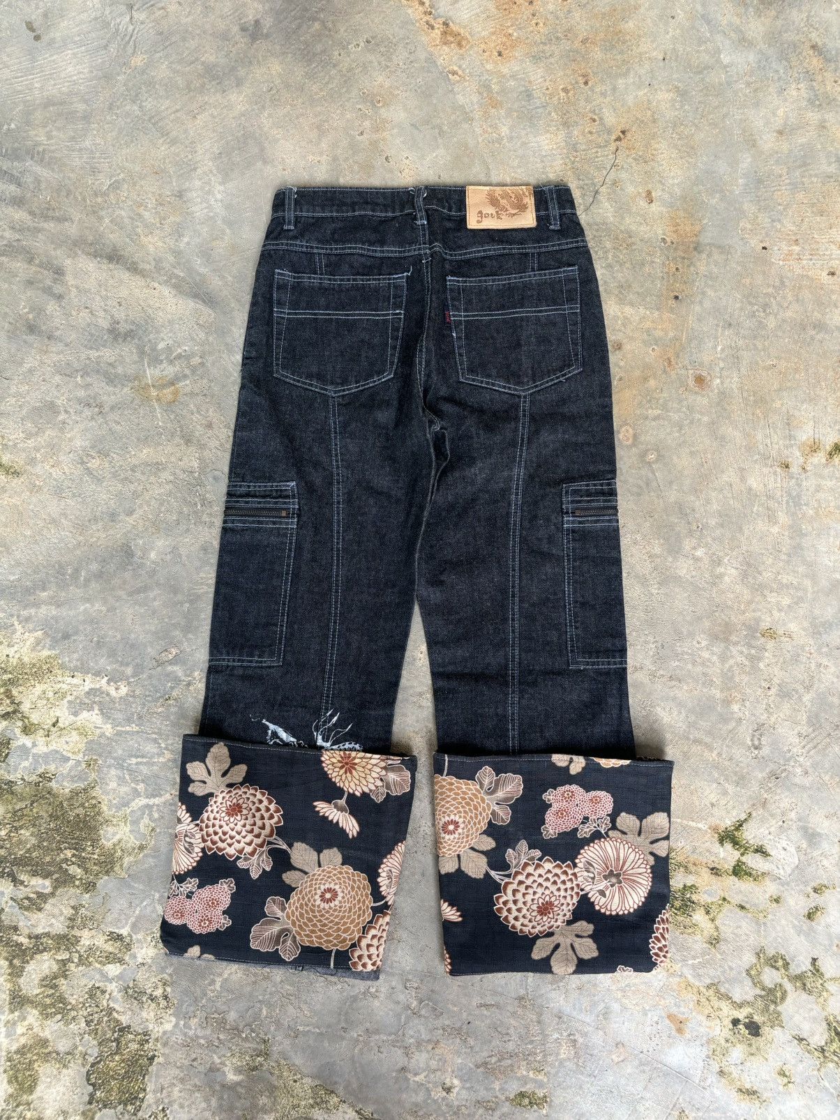 If Six Was Nine × Japanese Brand × Tornado Mart Flare Jeans Japanese Dragon Cargo Style Bootcut Size US 29 - 4 Thumbnail
