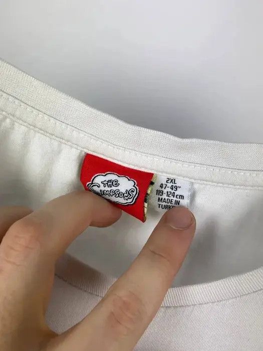 Anime The Simpson T-shirt box logo eat beer size L white movie Size US L / EU 52-54 / 3 - 4 Thumbnail