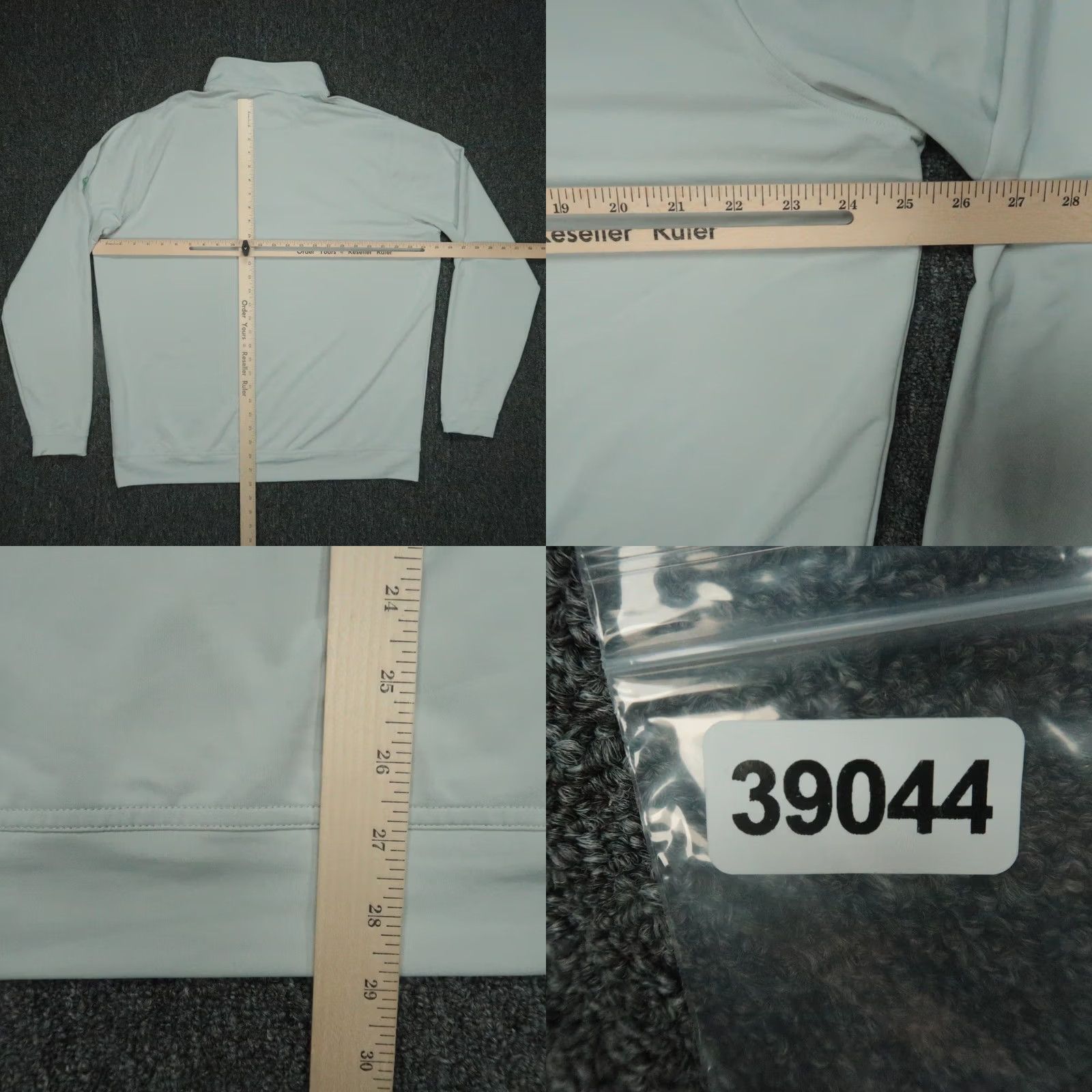 Peter Millar Peter Millar Pullover Mens XL Gray Perth Performance Quarter Zip Golf Shirt Size US XL / EU 56 / 4 - 8 Thumbnail