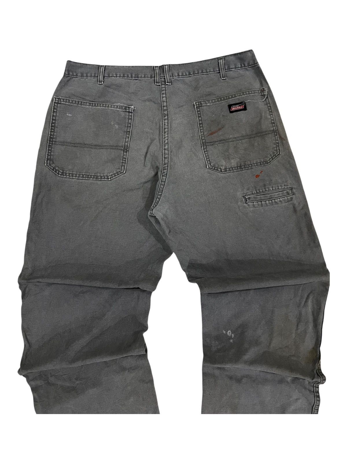 Carhartt × Dickies × Vintage 90s Dickies Carpenter Painter Duck Cotton Baggy Jeans Size US 35 - 2 Thumbnail
