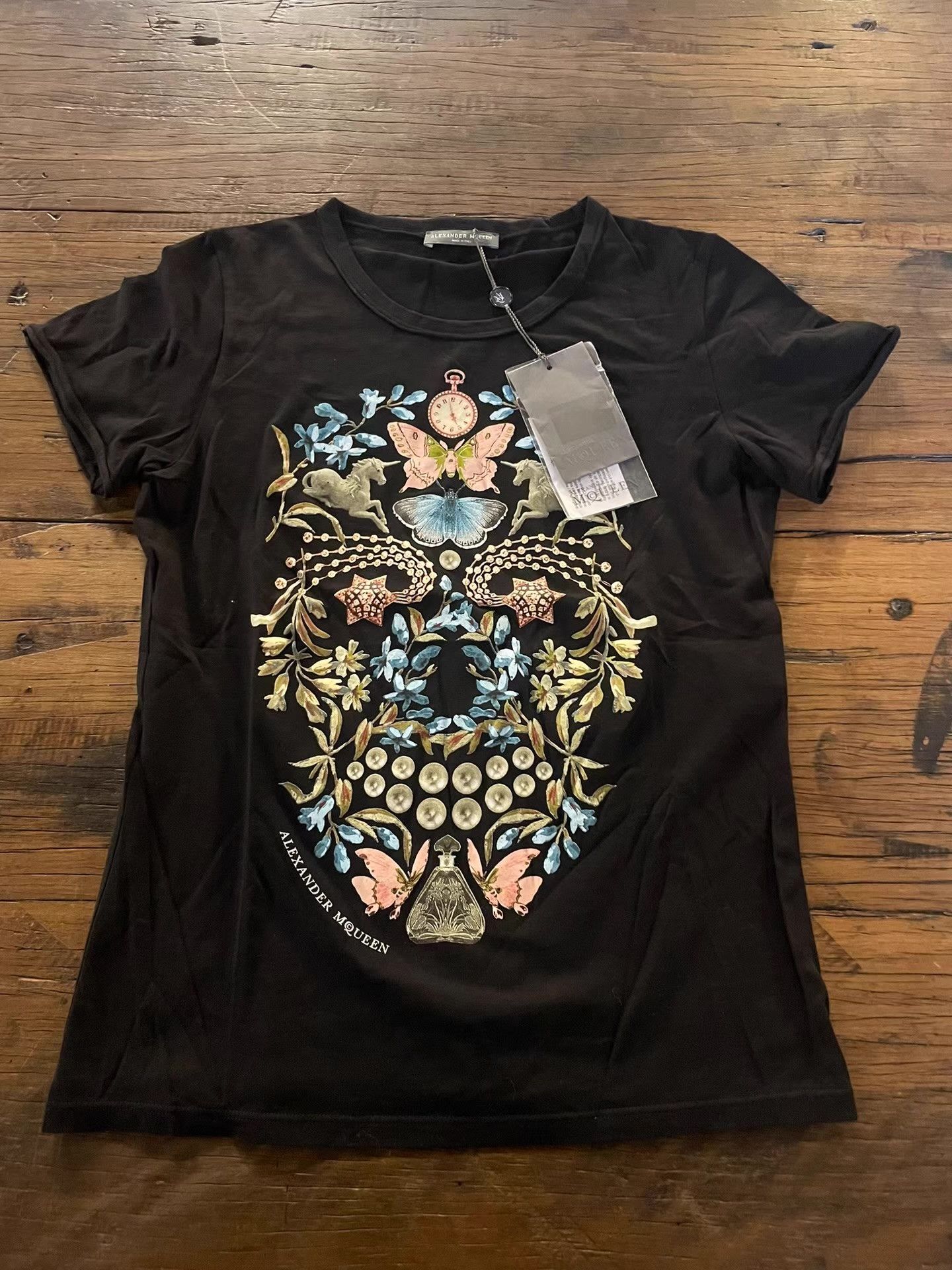 Alexander McQueen Alexander McQueen 16FW main‑line women’s short‑sleeve Ｑ25 Size S / US 4 / IT 40 - 1 Thumbnail