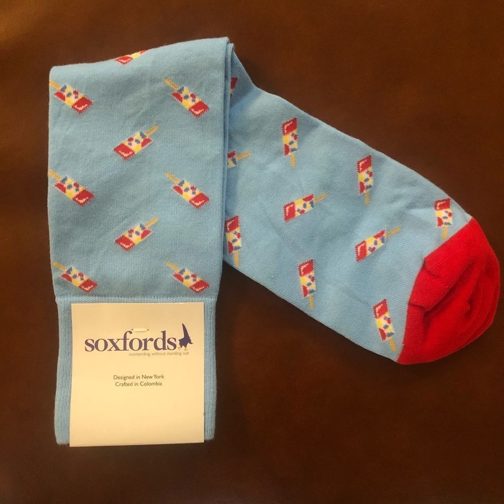 Other Soxfords Socks Pops! Popscicles Novelty Socks M 8-12 NEW Size ONE SIZE - 6 Thumbnail