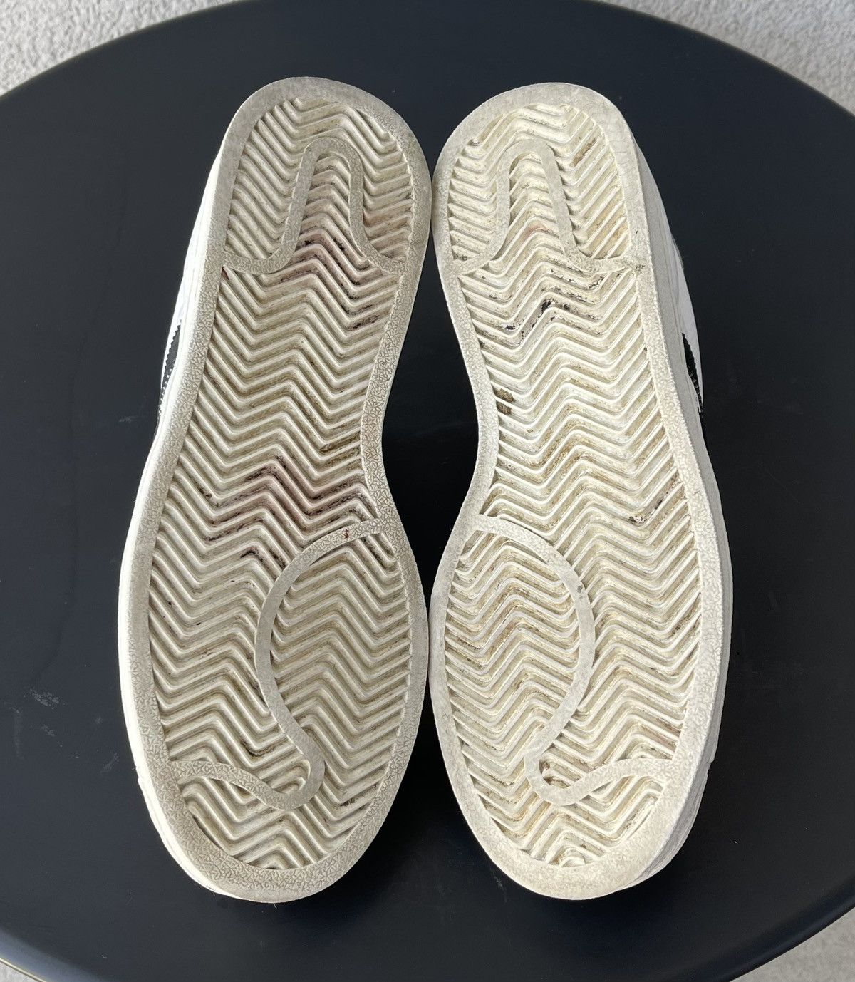 Vintage 😍 Vintage 2002 Adidas Superstar Leather Trainers Shoes White Size US 7 / EU 40 - 5 Thumbnail