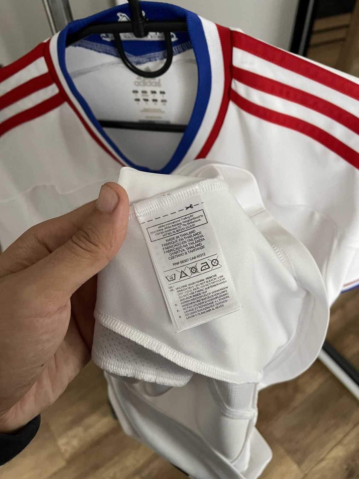 Adidas 2011/2012 Adidas Hamburger SV Soccer Jersey T-Shirt Size US S / EU 44-46 / 1 - 12 Thumbnail