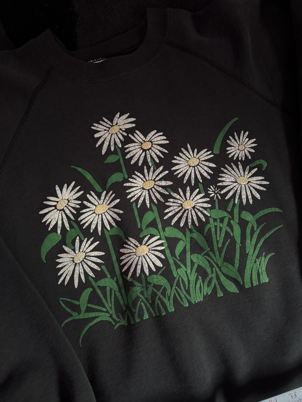 Hanes × Vintage Vintage Hanes Dasies Nature Crewneck XL Size US XL / EU 56 / 4 - 2 Thumbnail