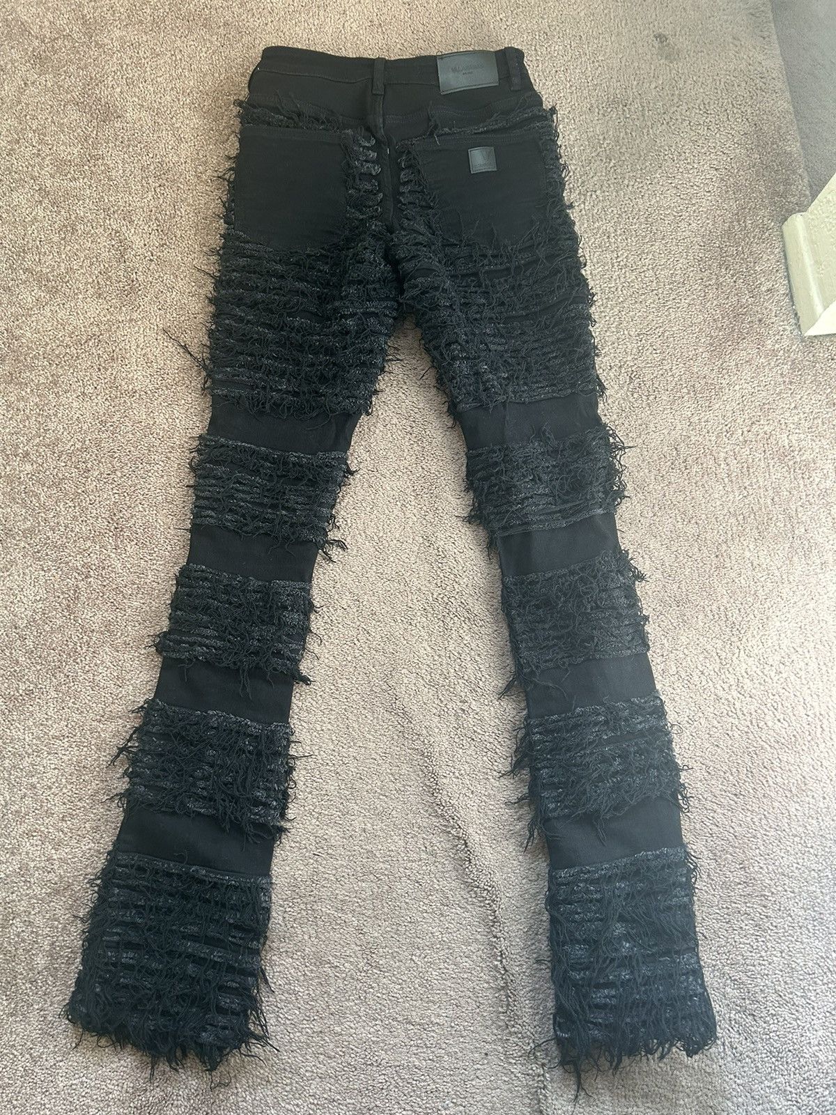 Valabasas Valabasis Distressed Flare Pants Size US 29 - 2 Thumbnail