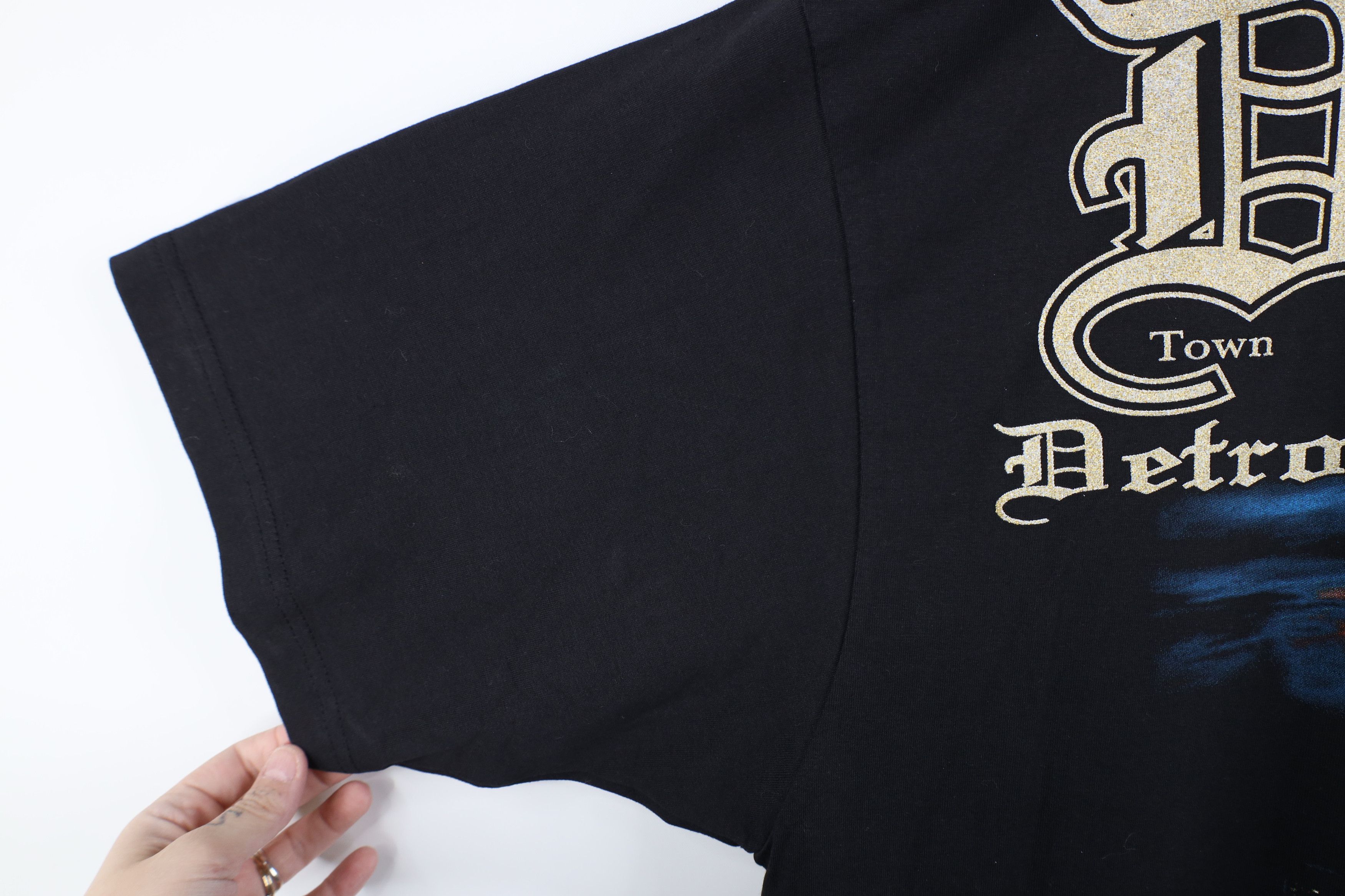 Vintage Vintage Y2K Streetwear D Town Baggy Tall Tee T-Shirt Black Size US XXL / EU 58 / 5 - 5 Thumbnail